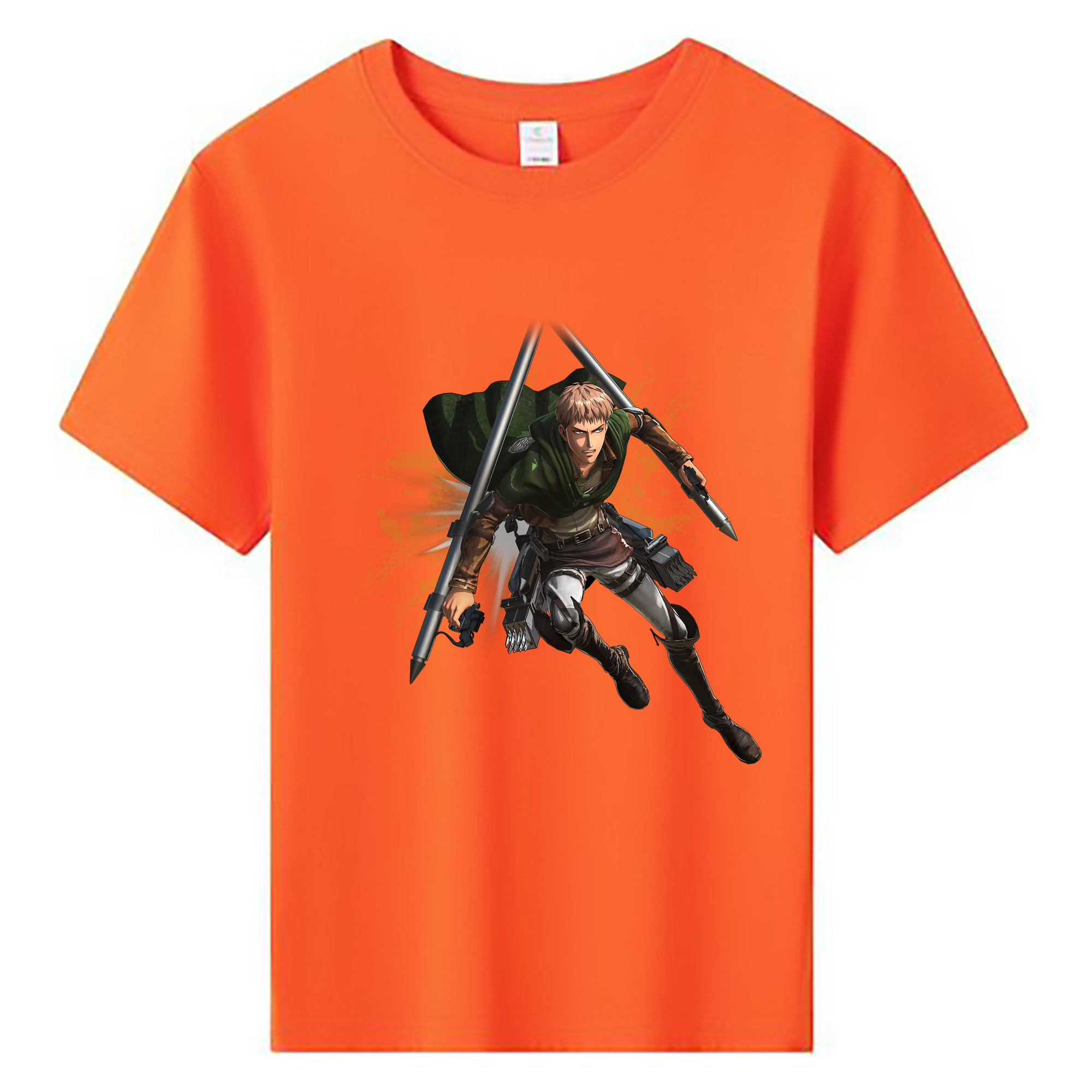 （画像用） 進撃の巨人 ジャン・キルシュタイン Attack on Titan Jean Kirstein 綿100％キッズTシャツ（フロントプリント）