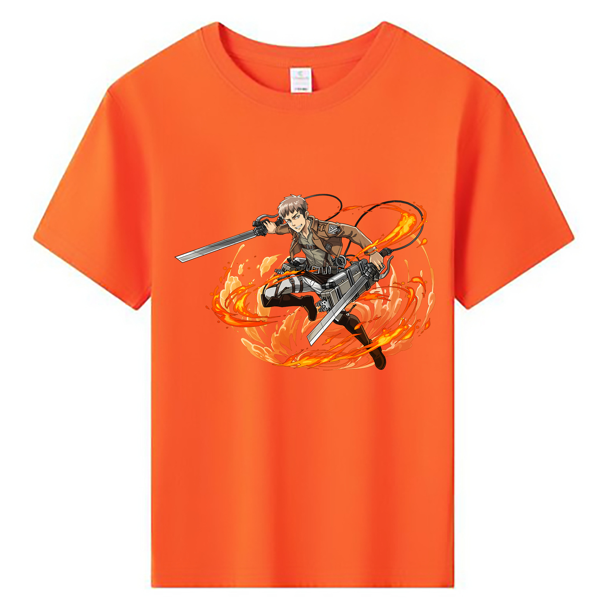 （画像用） 進撃の巨人 ジャン・キルシュタイン Attack on Titan Jean Kirstein 綿100％キッズTシャツ（フロントプリント）