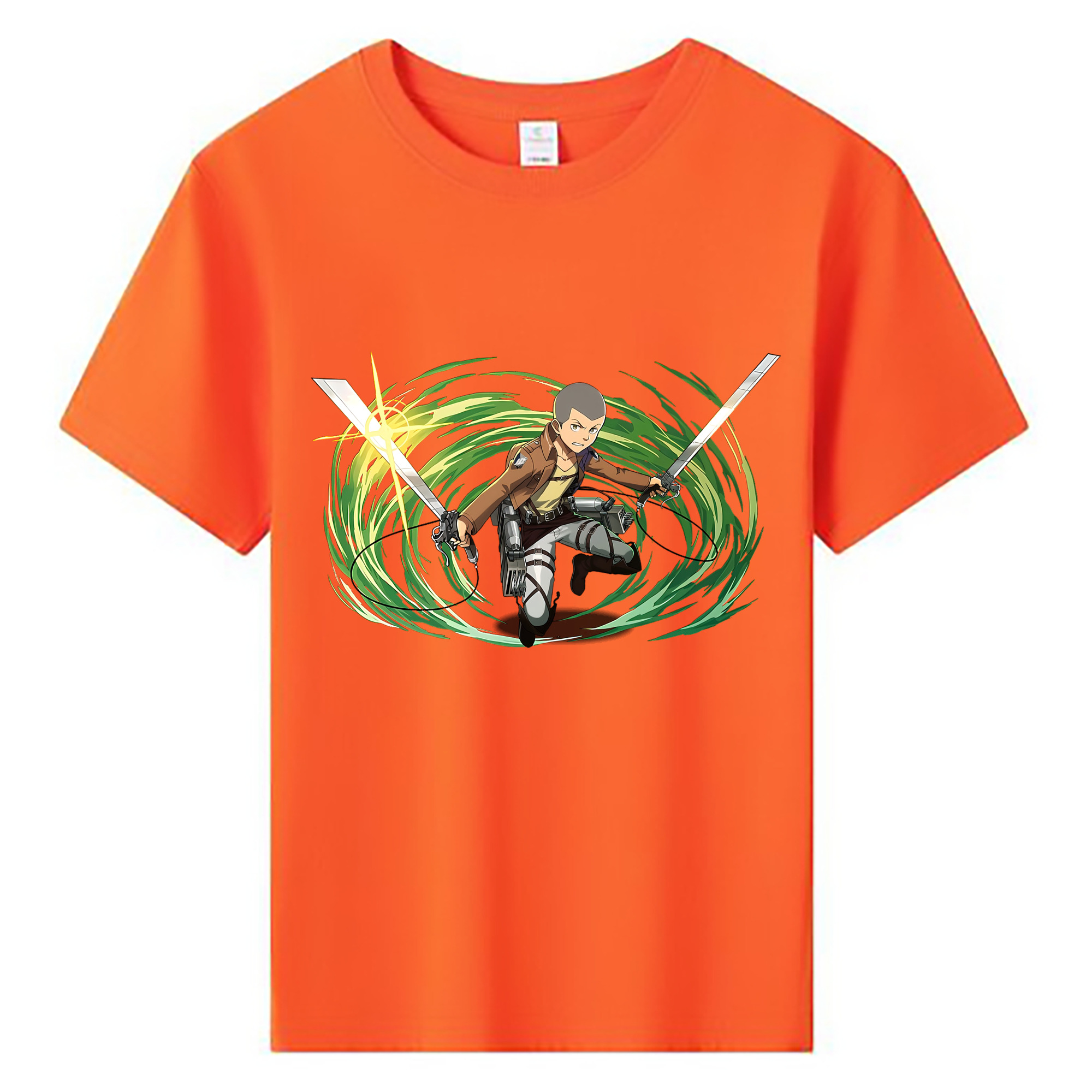 （画像用） 進撃の巨人 コニー·スプリンガー Attack on Titan Connie Springer 綿100％キッズTシャツ（フロントプリント）
