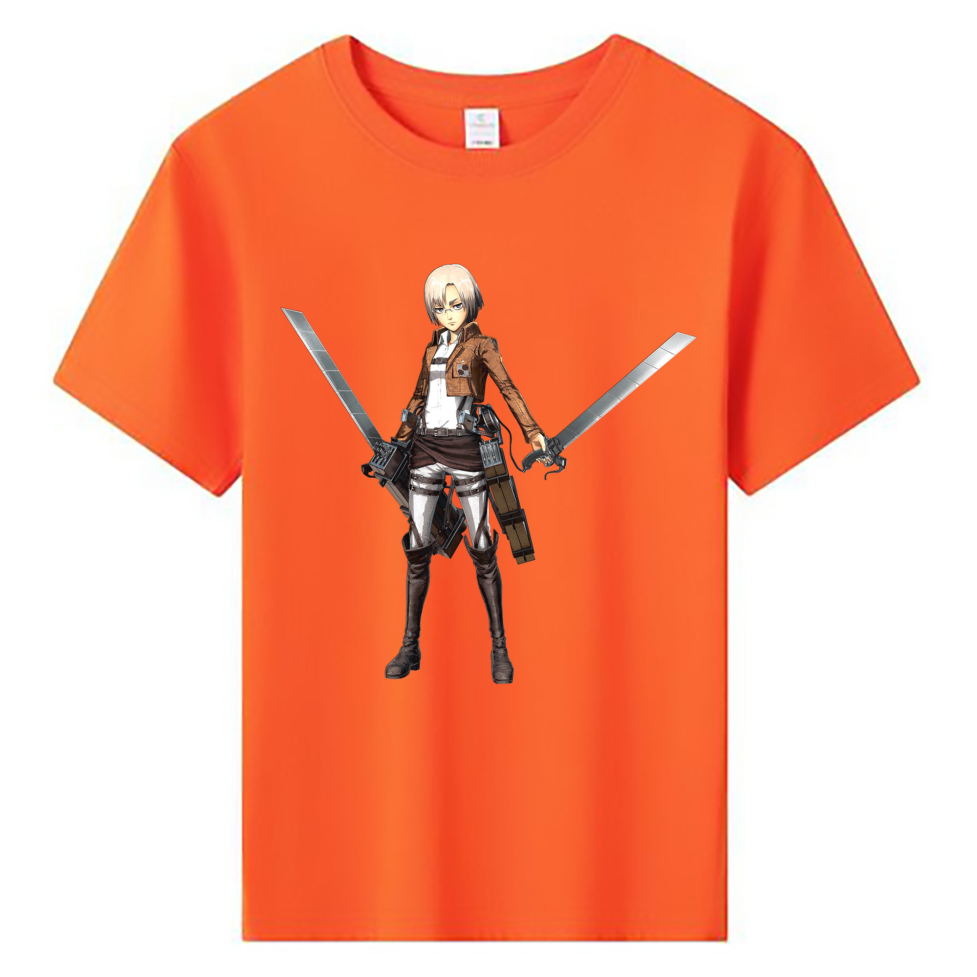 （画像用）  綿100％キッズTシャツ（フロントプリント）