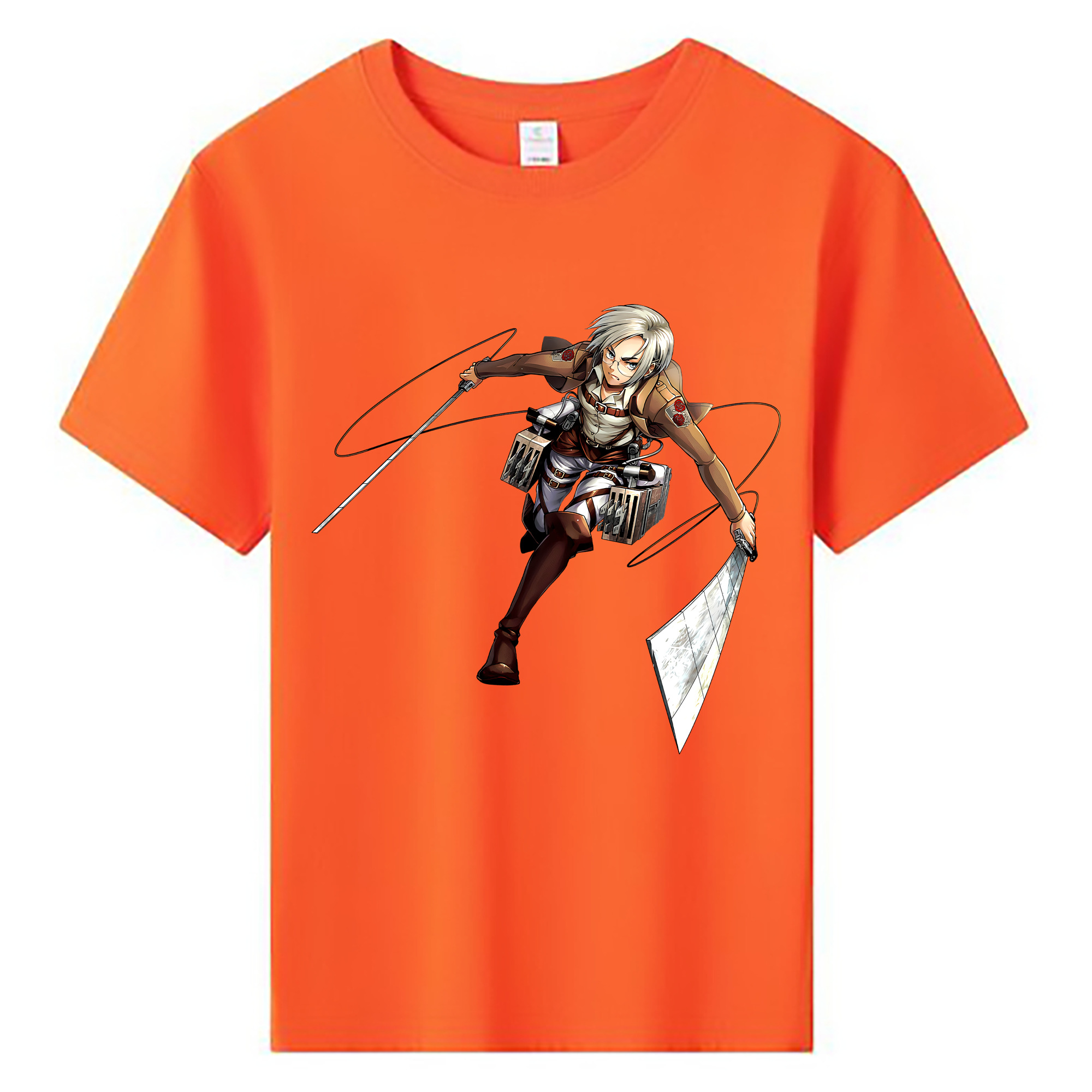 （画像用）  綿100％キッズTシャツ（フロントプリント）