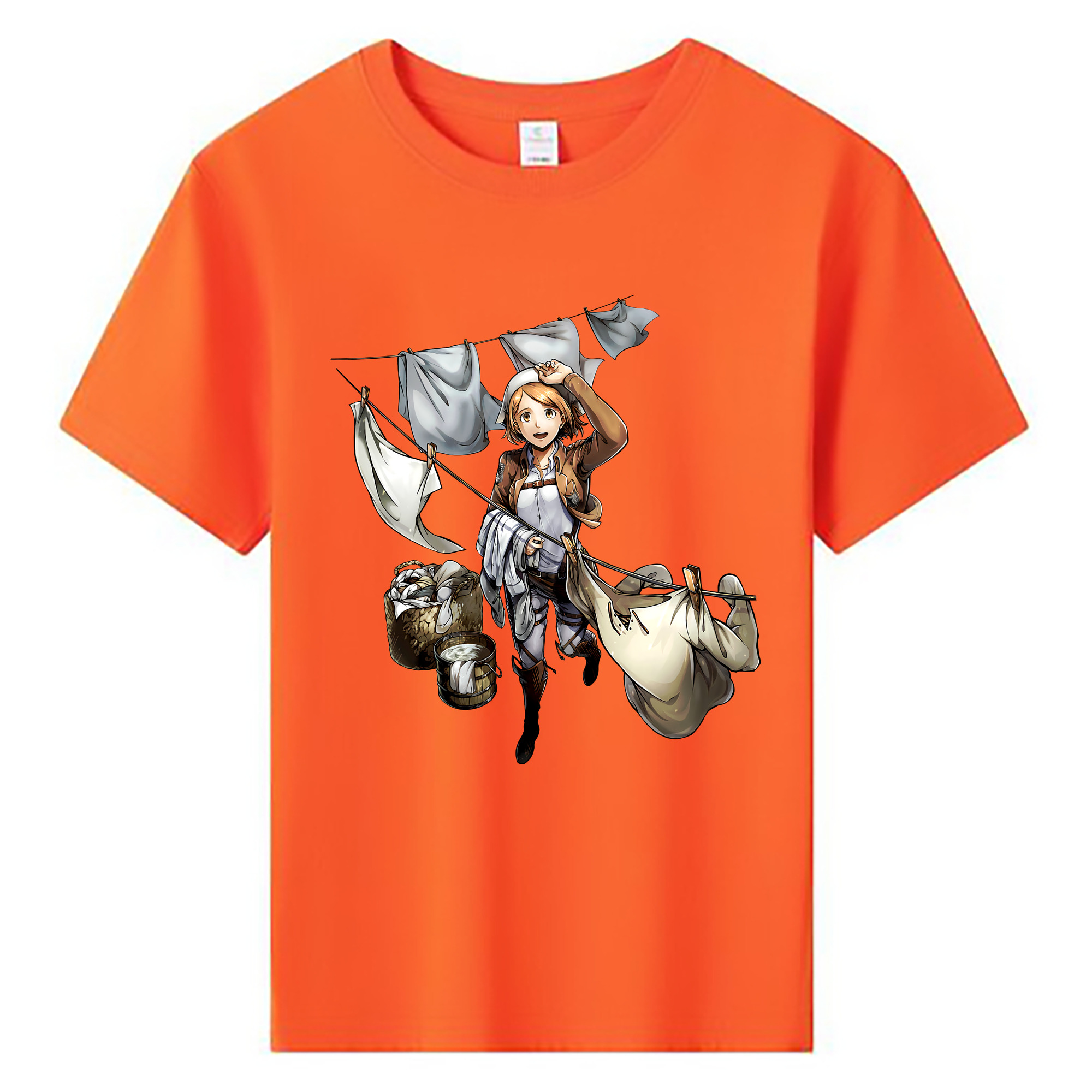 （画像用） 進撃の巨人 ペトラ·ラル Attack on Titan Petra Rall 綿100％キッズTシャツ（フロントプリント）
