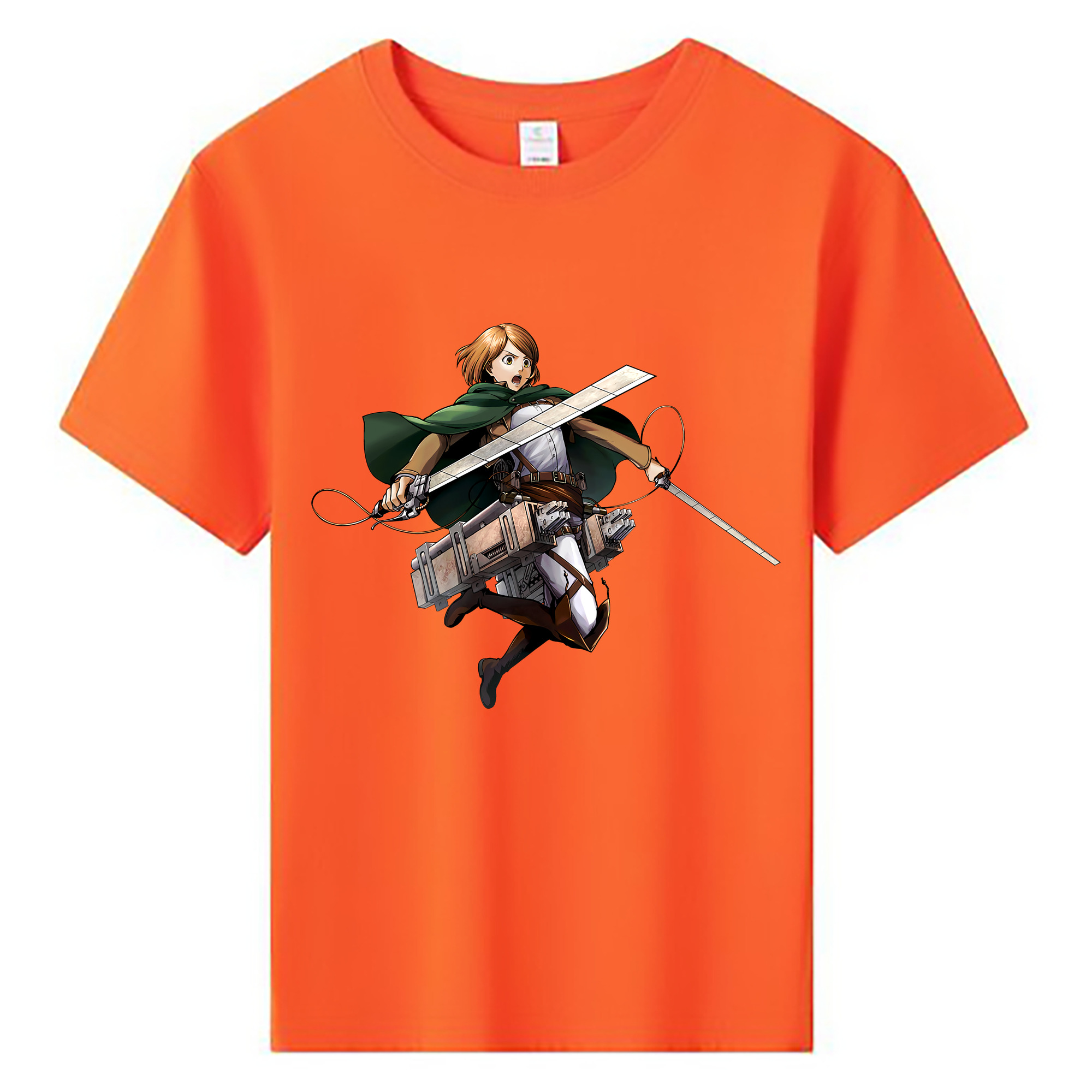 （画像用） 進撃の巨人 ペトラ·ラル Attack on Titan Petra Rall 綿100％キッズTシャツ（フロントプリント）
