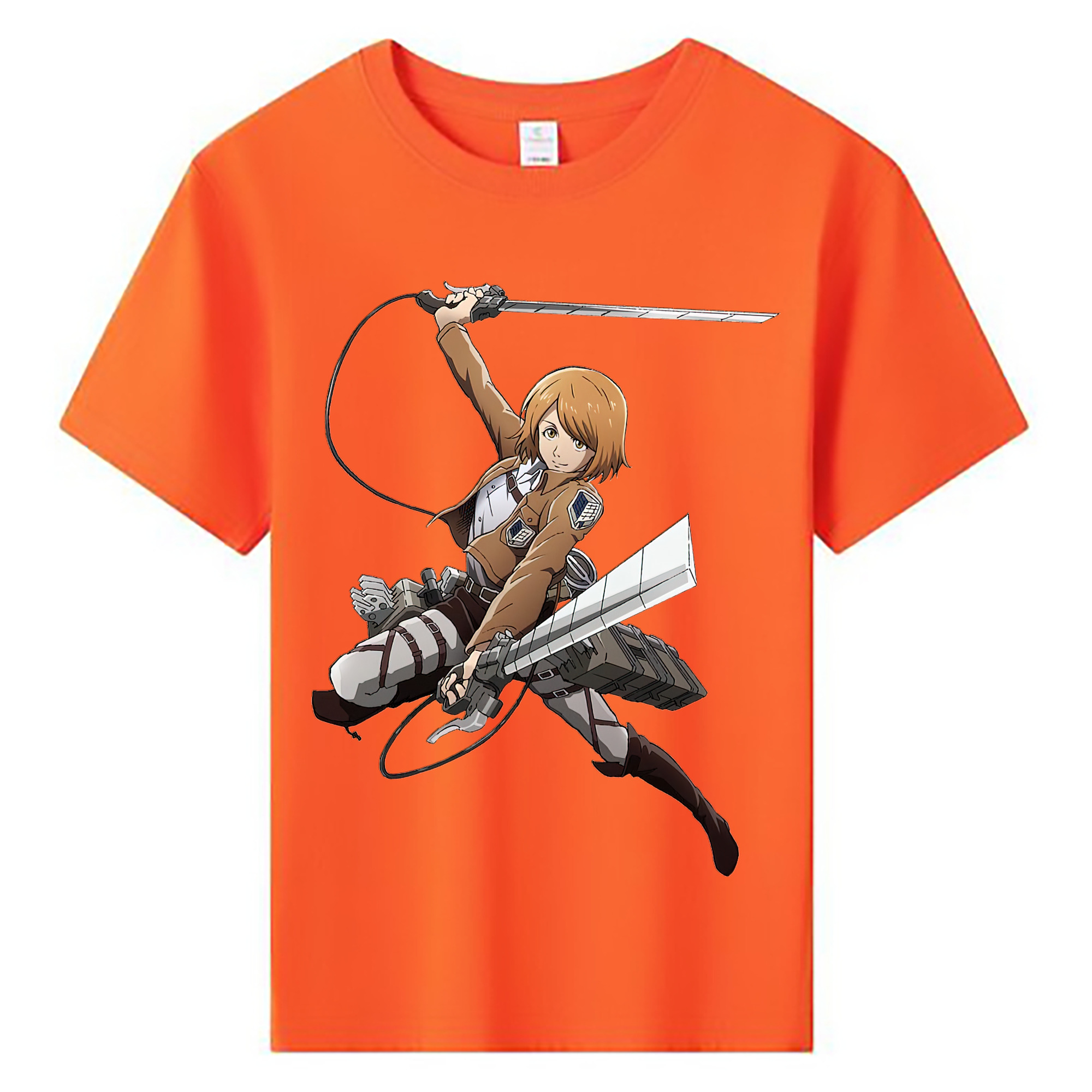 （画像用） 進撃の巨人 ペトラ·ラル Attack on Titan Petra Rall 綿100％キッズTシャツ（フロントプリント）