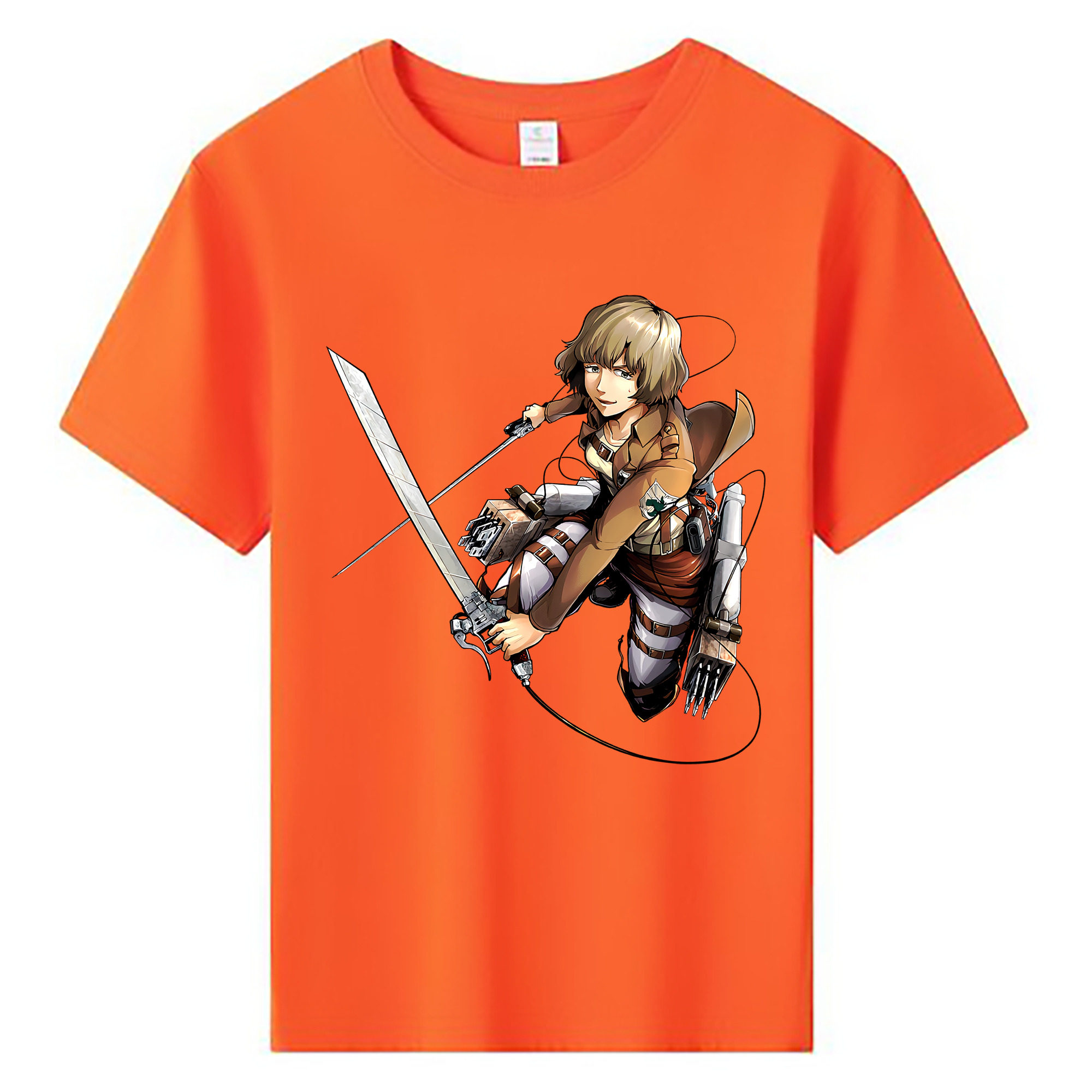 （画像用） 進撃の巨人 ヒツチ Attack on Titan Hitch 綿100％キッズTシャツ（フロントプリント）