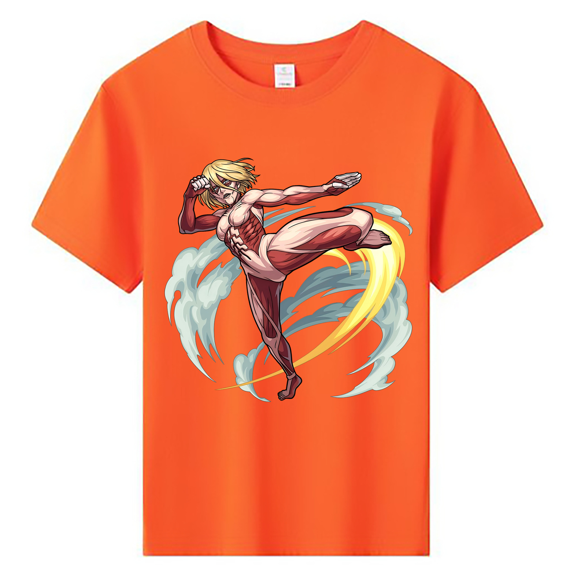 （画像用） 進撃の巨人 Attack on Titan 綿100％キッズTシャツ（フロントプリント）