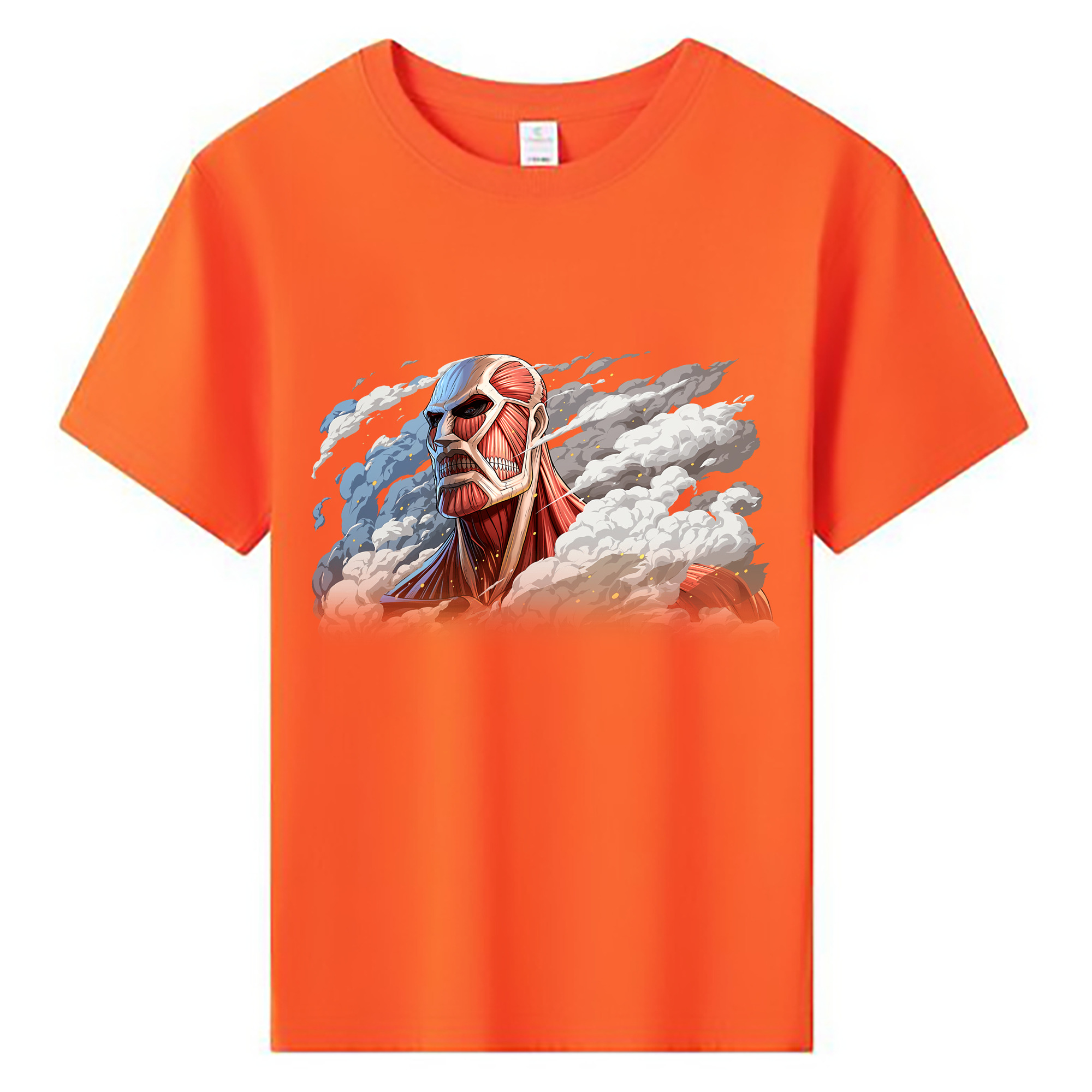 （画像用） 進撃の巨人 Attack on Titan 綿100％キッズTシャツ（フロントプリント）