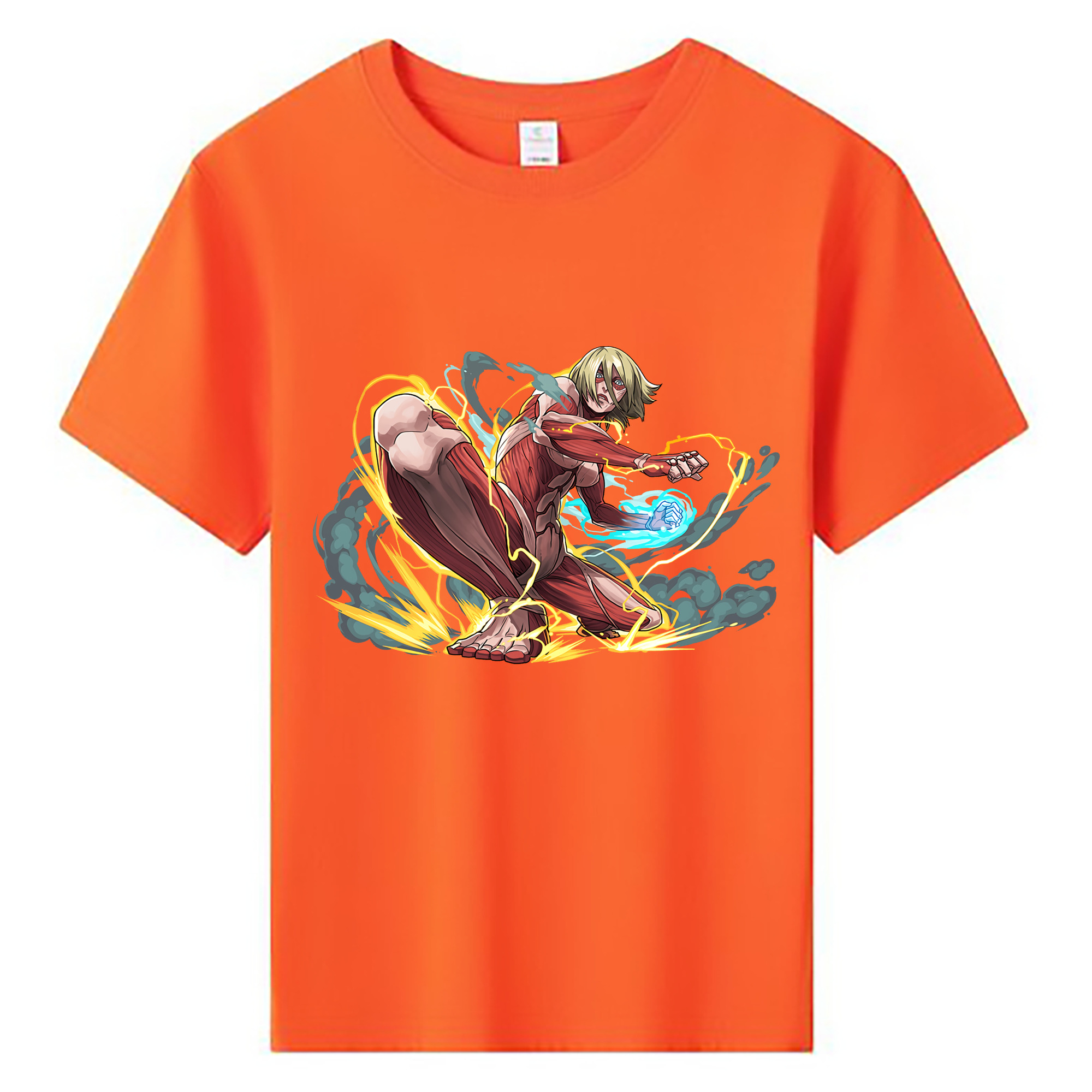 （画像用） 進撃の巨人 Attack on Titan 綿100％キッズTシャツ（フロントプリント）