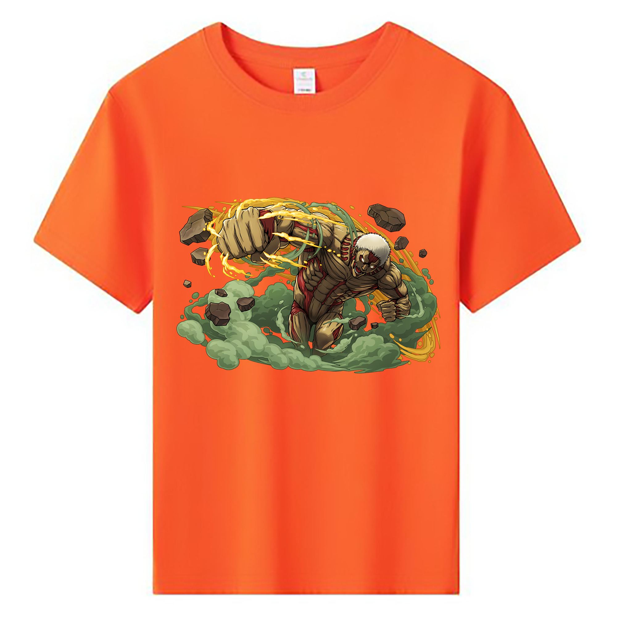 （画像用） 進撃の巨人 Attack on Titan 綿100％キッズTシャツ（フロントプリント）