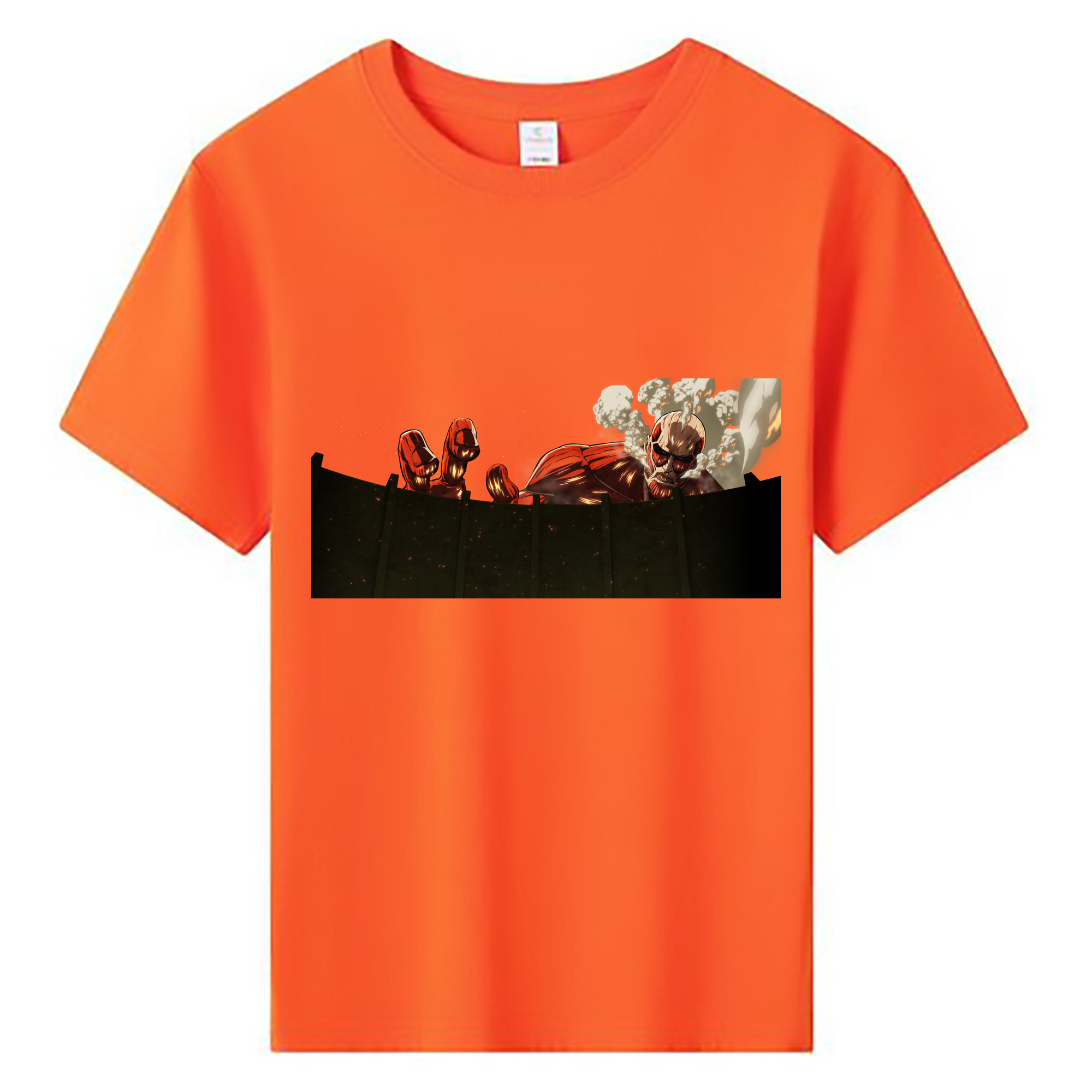 （画像用） 進撃の巨人 Attack on Titan 綿100％キッズTシャツ（フロントプリント）