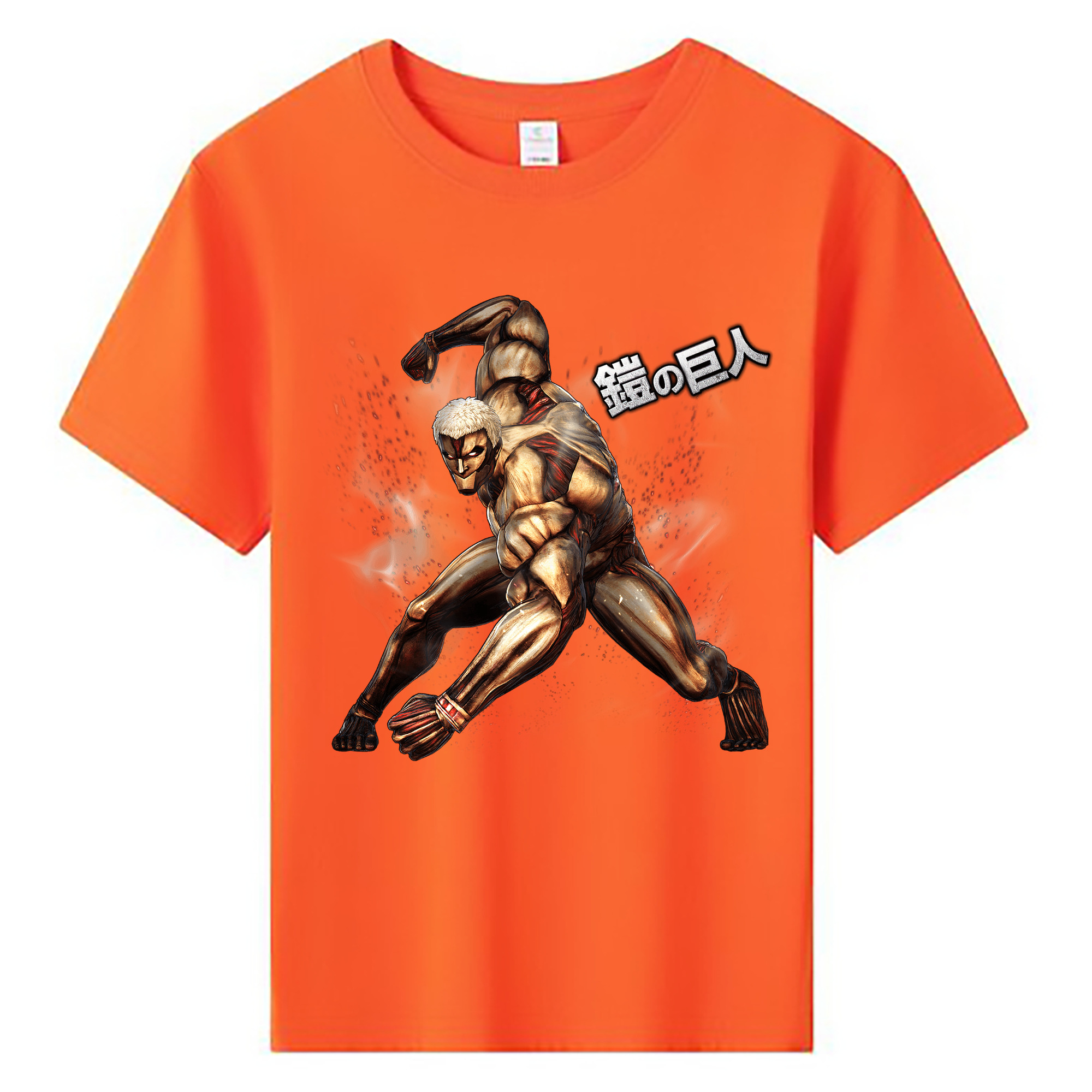 （画像用） 進撃の巨人 Attack on Titan 綿100％キッズTシャツ（フロントプリント）