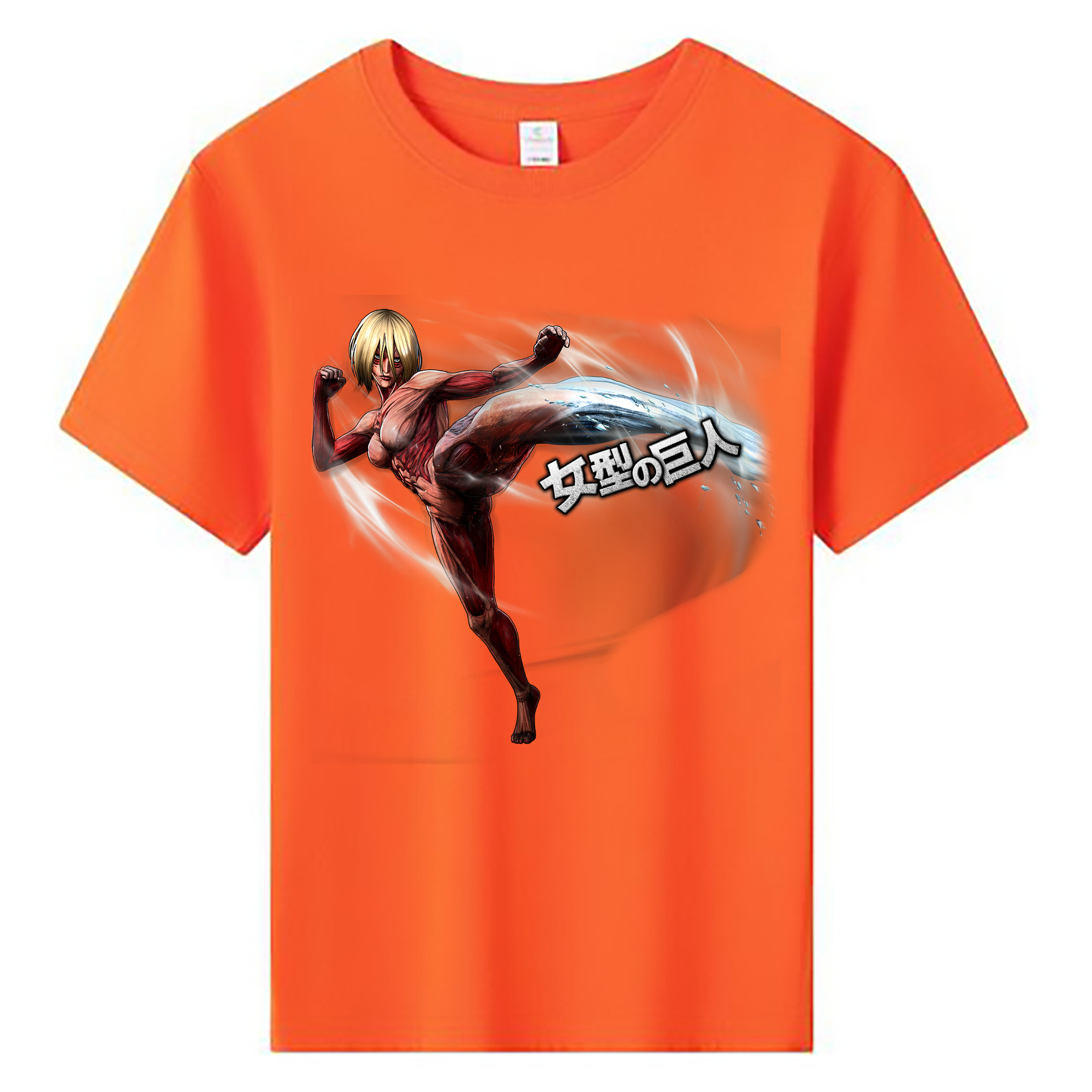 （画像用） 進撃の巨人 Attack on Titan 綿100％キッズTシャツ（フロントプリント）