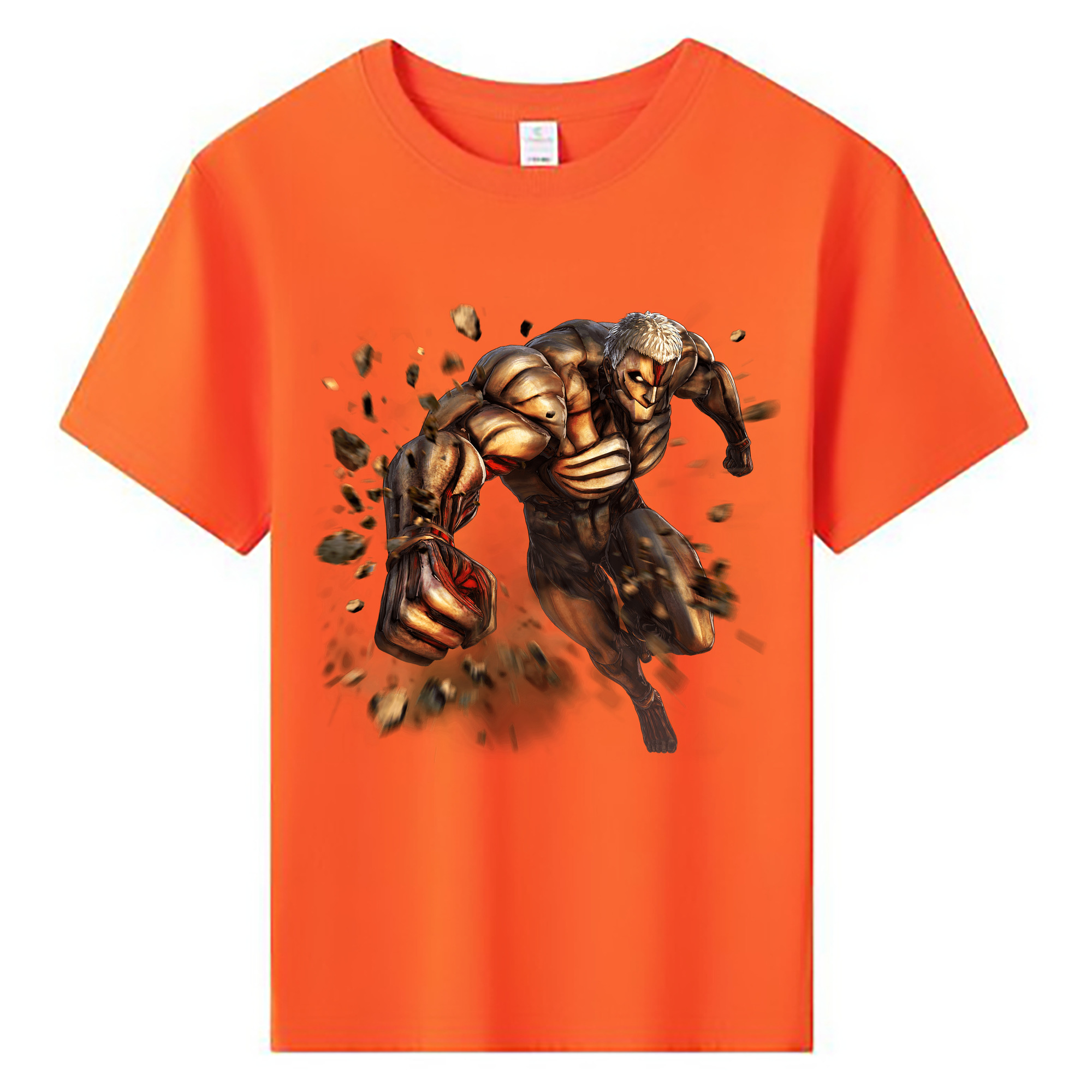 （画像用） 進撃の巨人 Attack on Titan 綿100％キッズTシャツ（フロントプリント）