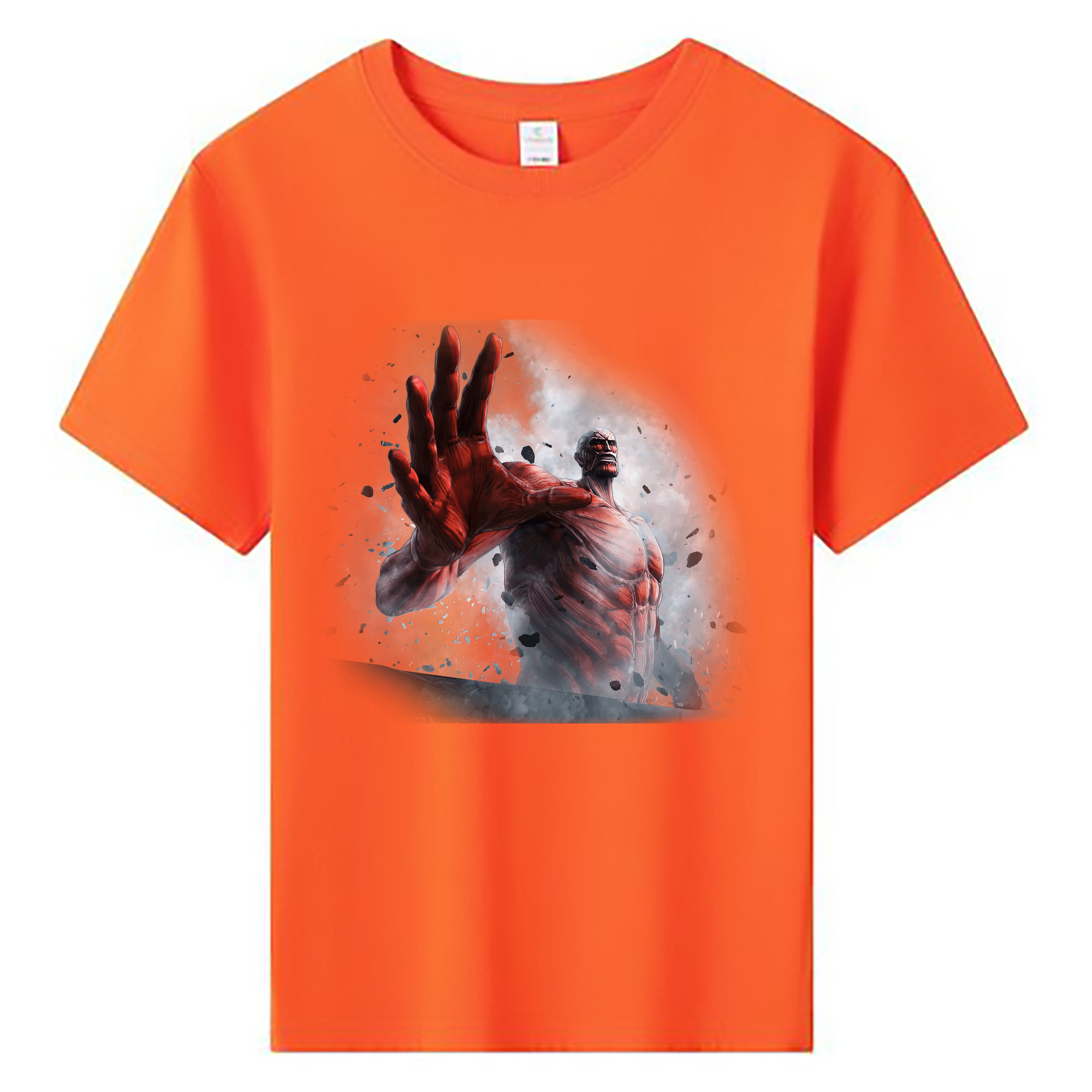 （画像用） 進撃の巨人 Attack on Titan 綿100％キッズTシャツ（フロントプリント）