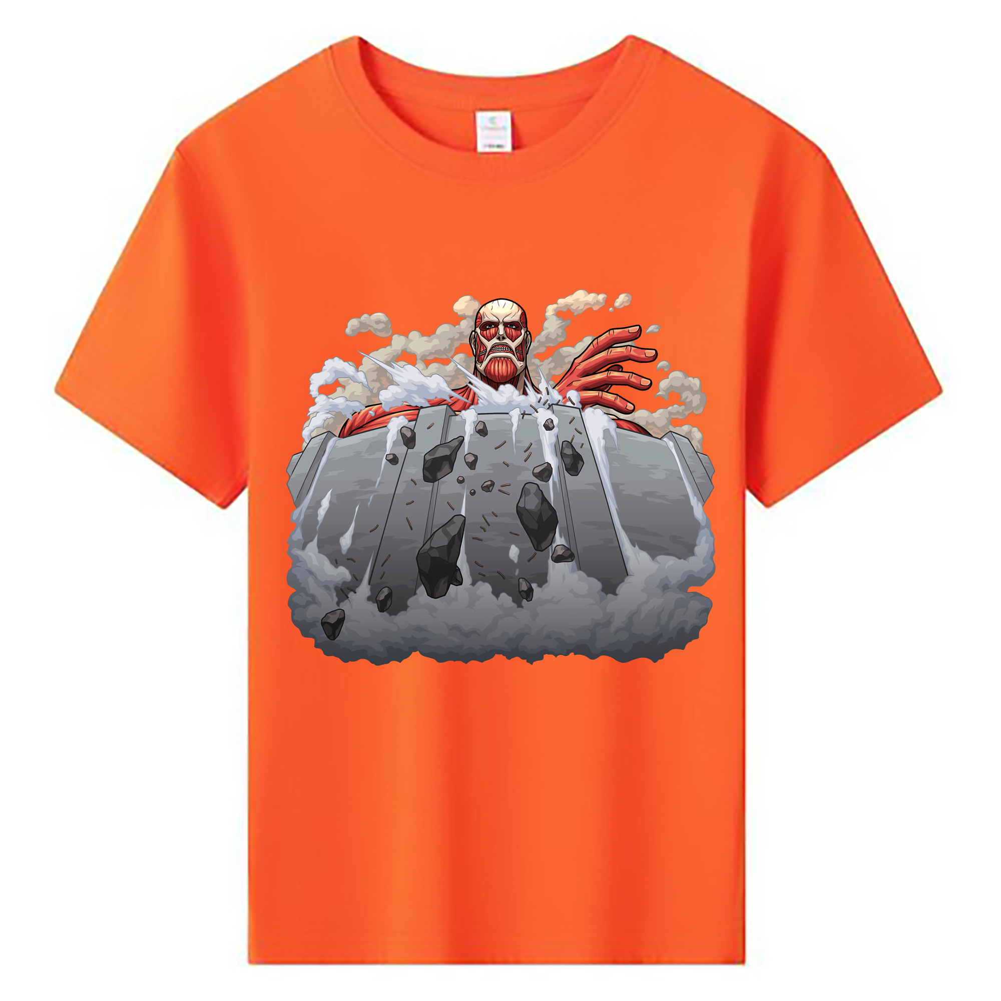 （画像用） 進撃の巨人 Attack on Titan 綿100％キッズTシャツ（フロントプリント）