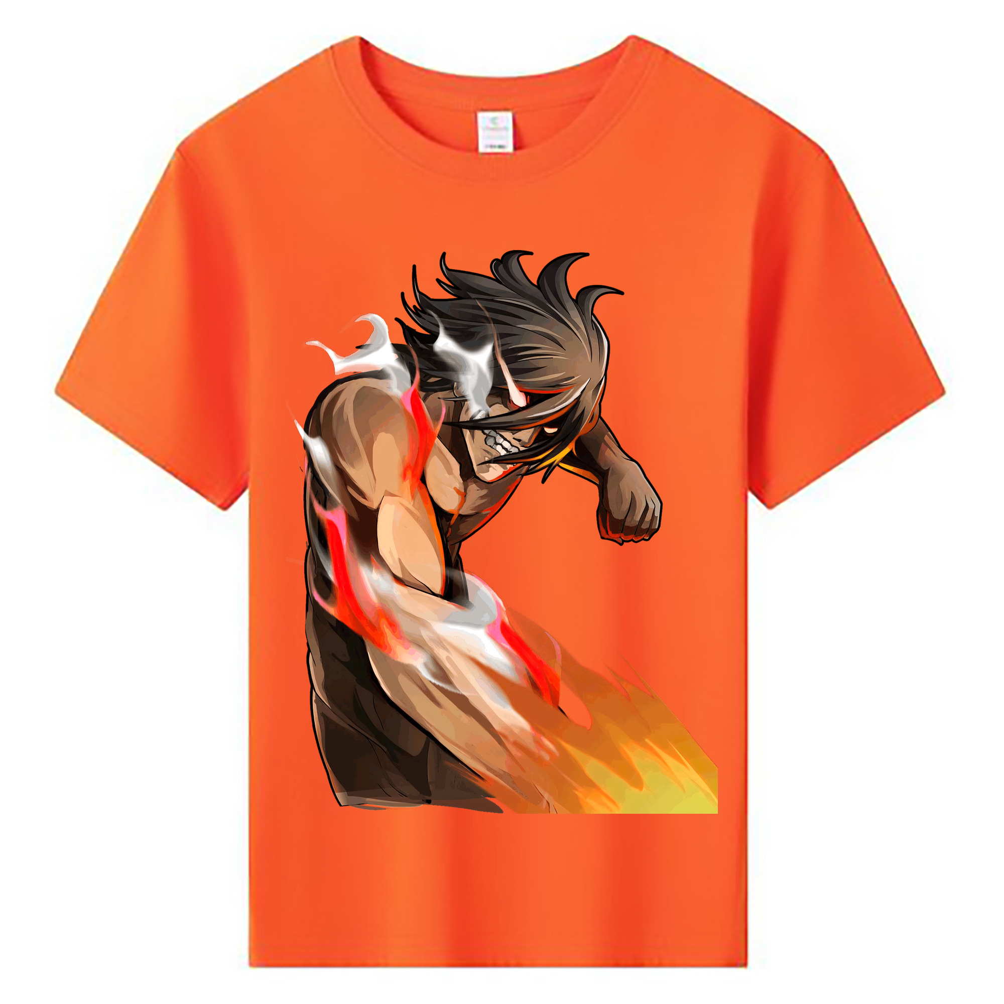 （画像用） 進撃の巨人 Attack on Titan 綿100％キッズTシャツ（フロントプリント）