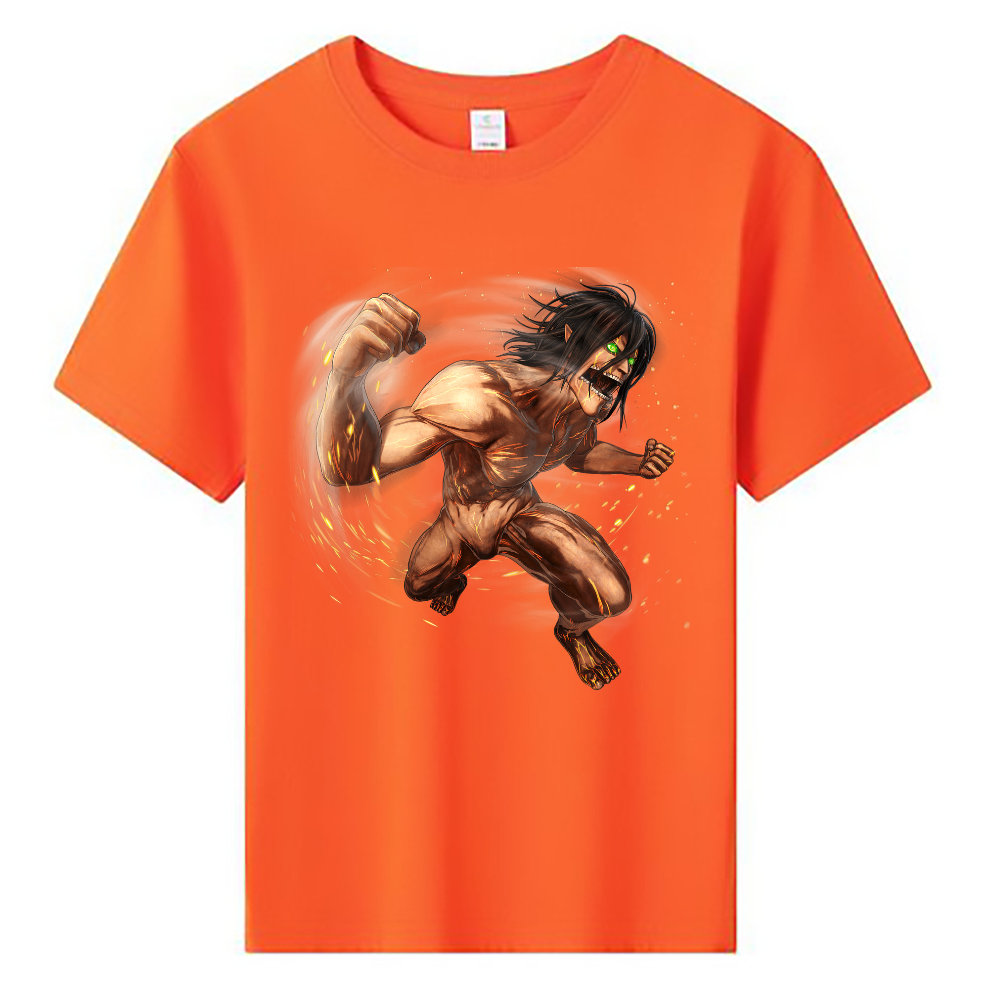 （画像用） 進撃の巨人 Attack on Titan 綿100％キッズTシャツ（フロントプリント）