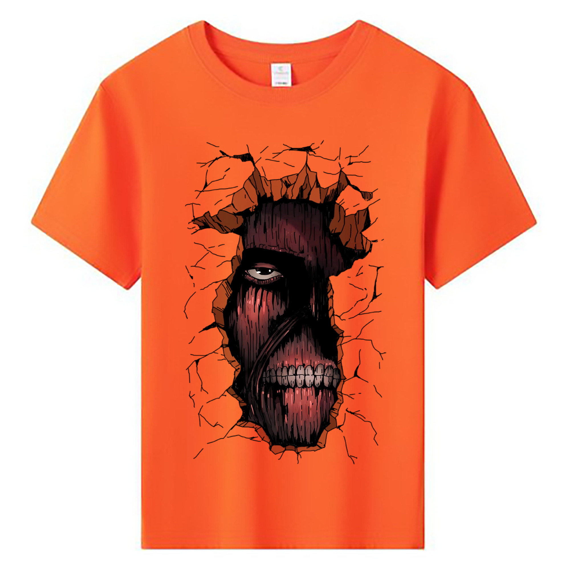 （画像用） 進撃の巨人 Attack on Titan 綿100％キッズTシャツ（フロントプリント）