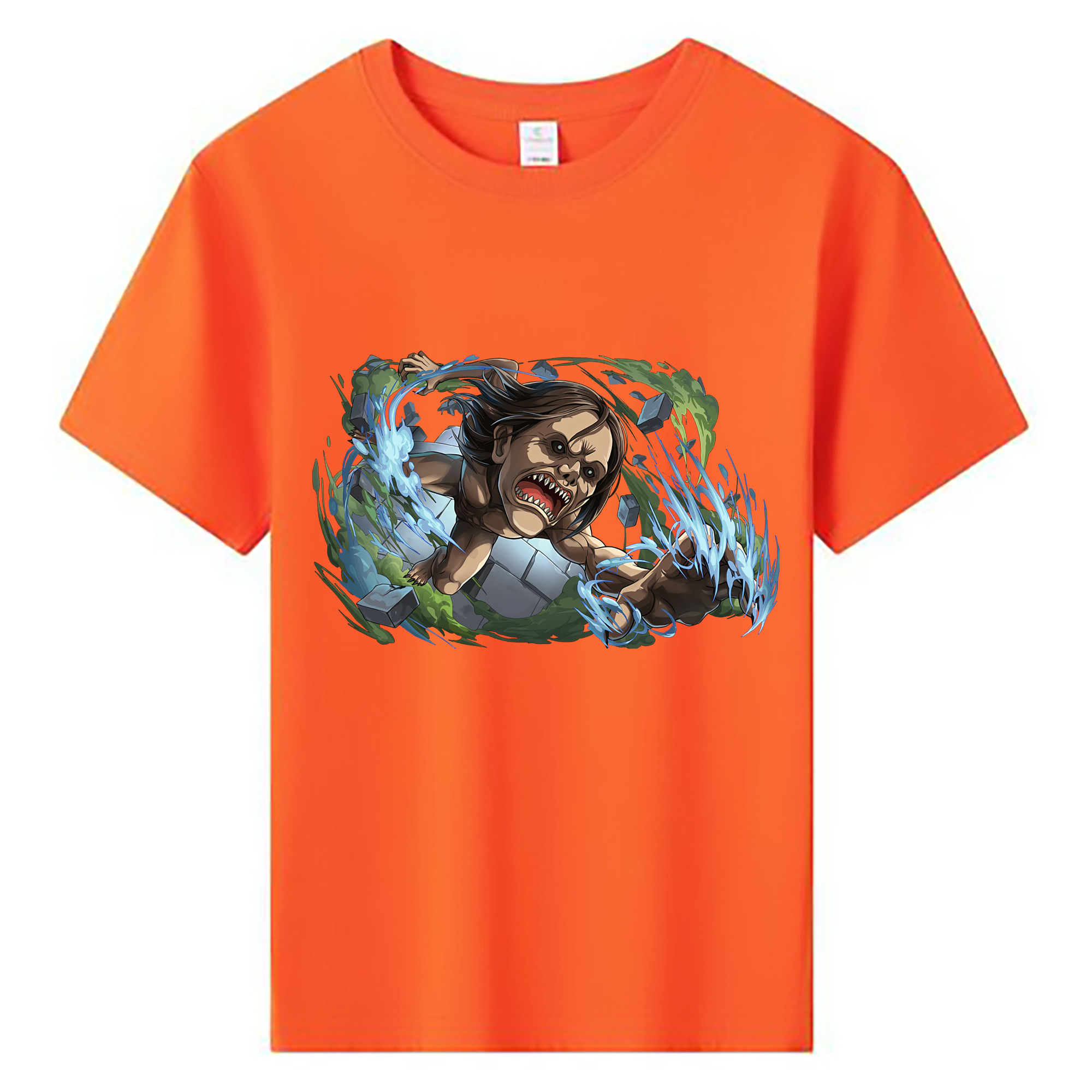 （画像用） 進撃の巨人 Attack on Titan 綿100％キッズTシャツ（フロントプリント）