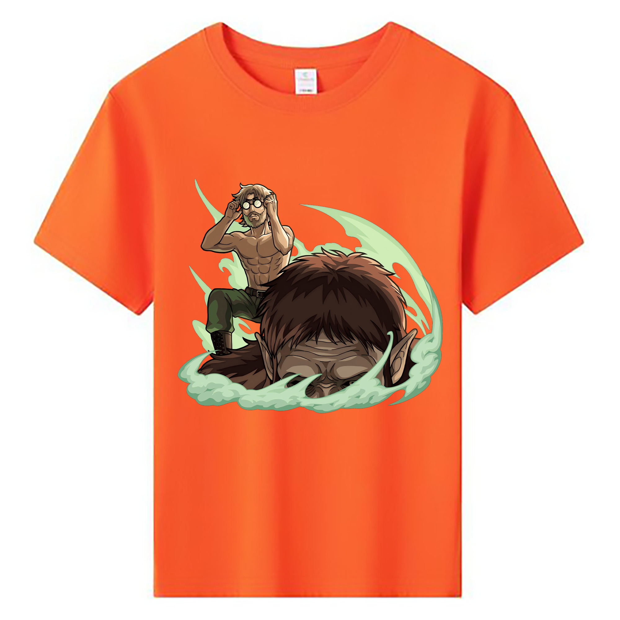 （画像用） 進撃の巨人 Attack on Titan 綿100％キッズTシャツ（フロントプリント）