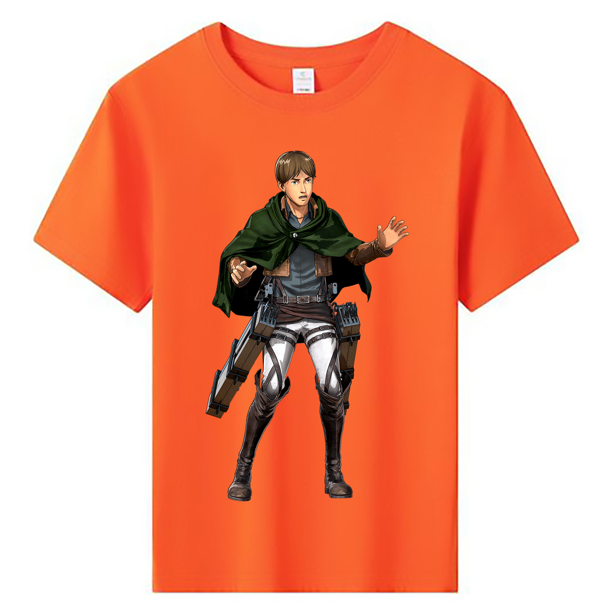 （画像用） 進撃の巨人 Attack on Titan 綿100％キッズTシャツ（フロントプリント）