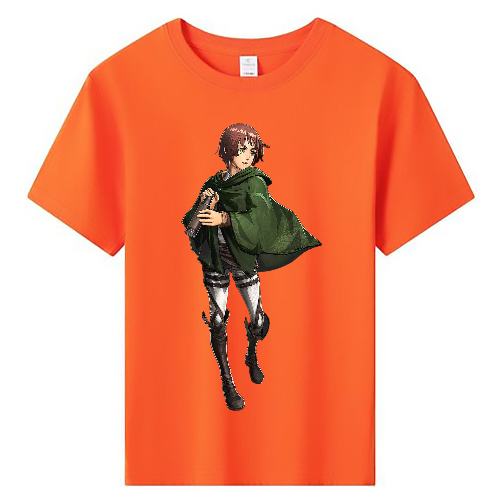 （画像用） 進撃の巨人 Attack on Titan 綿100％キッズTシャツ（フロントプリント）