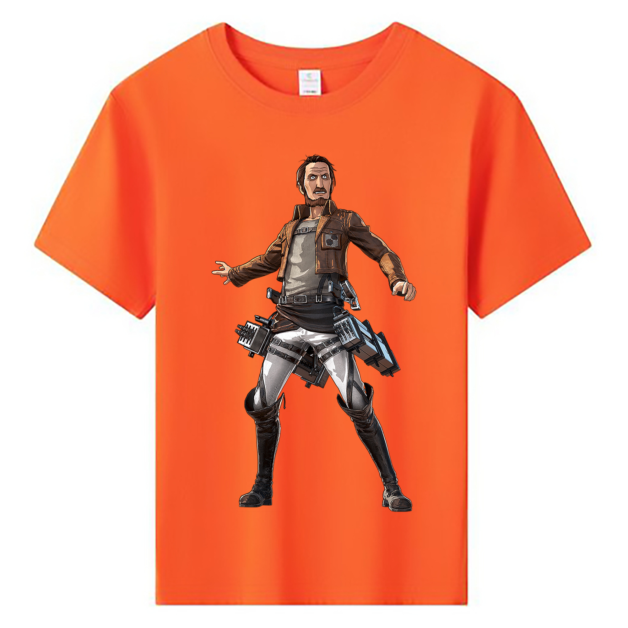 （画像用） 進撃の巨人 Attack on Titan 綿100％キッズTシャツ（フロントプリント）