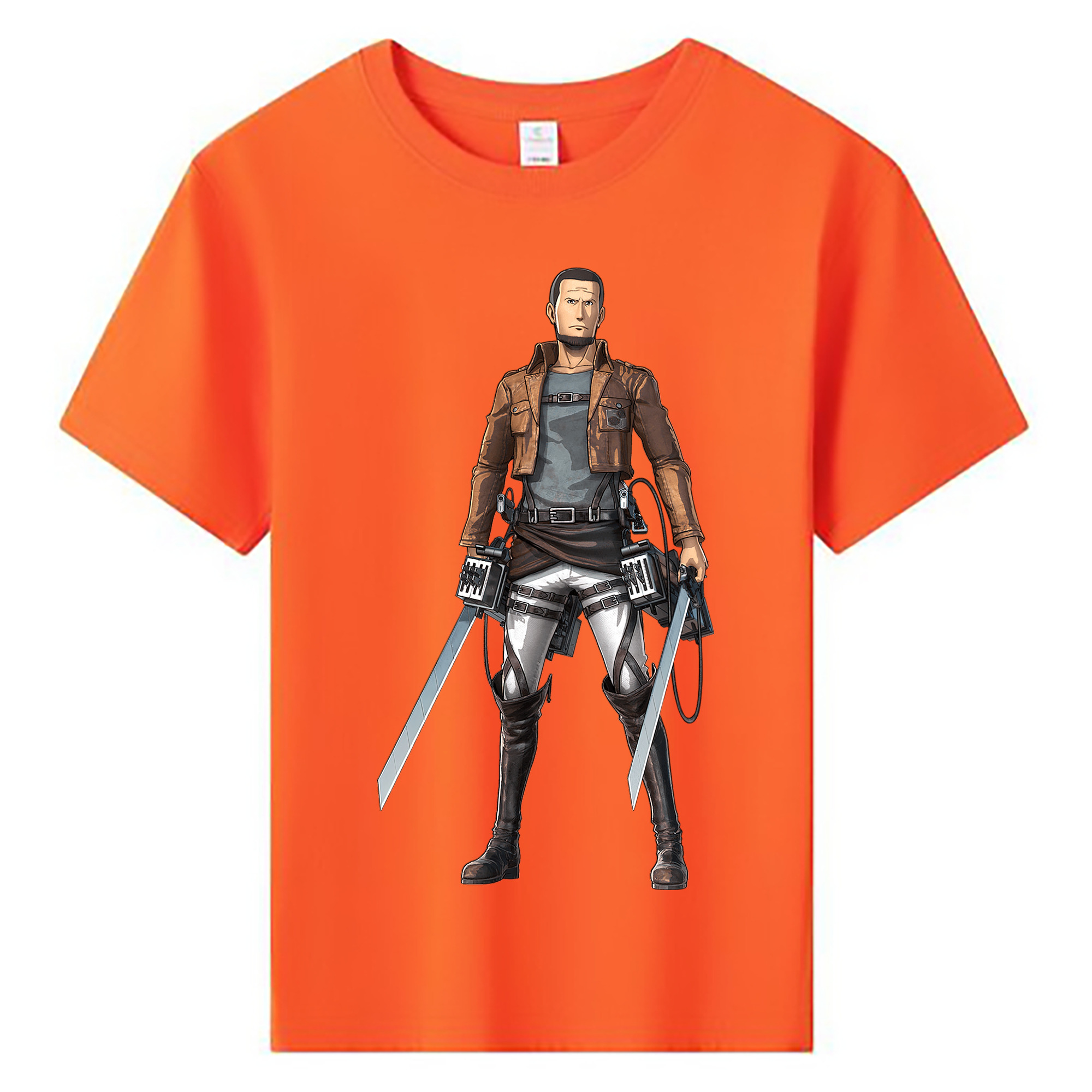 （画像用） 進撃の巨人 Attack on Titan 綿100％キッズTシャツ（フロントプリント）