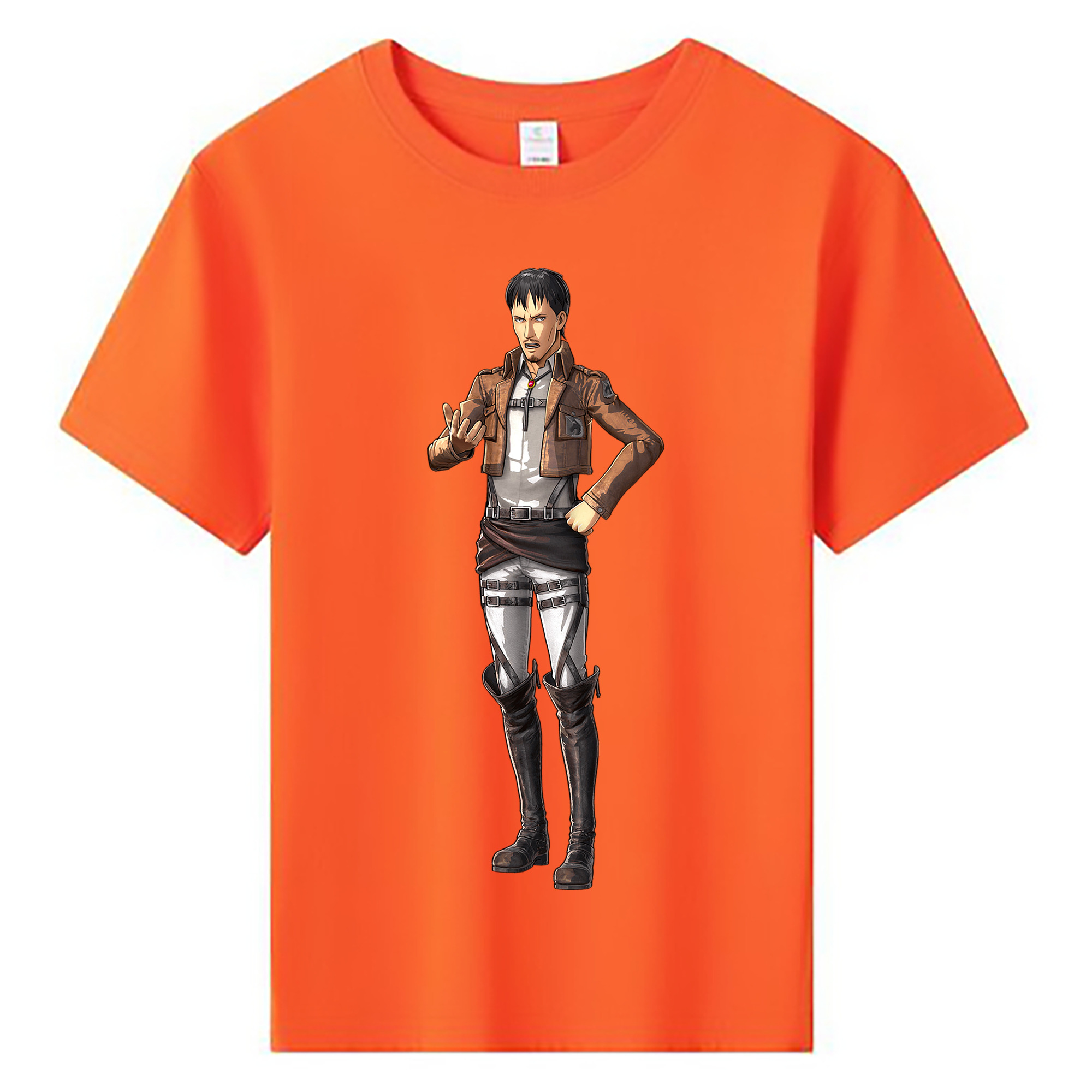 （画像用） 進撃の巨人 Attack on Titan 綿100％キッズTシャツ（フロントプリント）