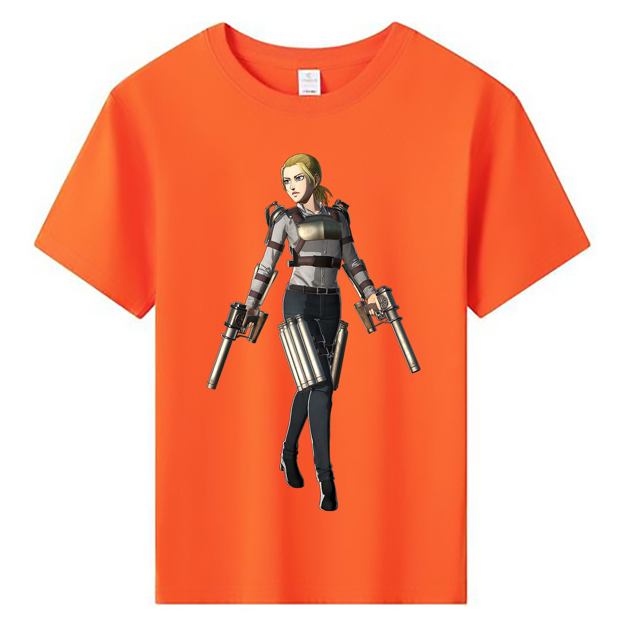 （画像用） 進撃の巨人 Attack on Titan 綿100％キッズTシャツ（フロントプリント）