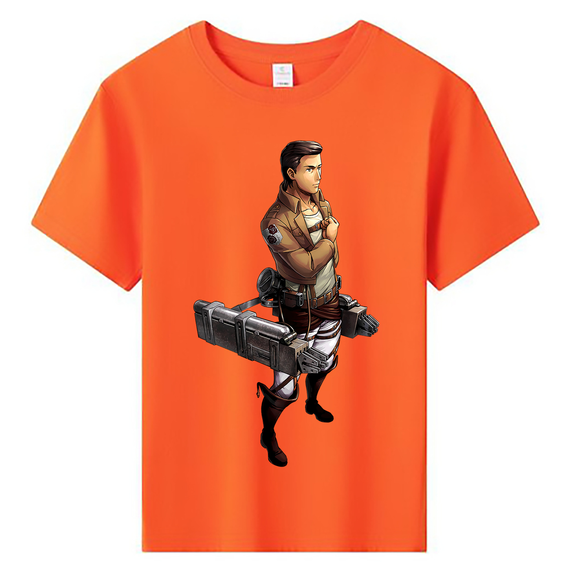 （画像用） 進撃の巨人 Attack on Titan 綿100％キッズTシャツ（フロントプリント）
