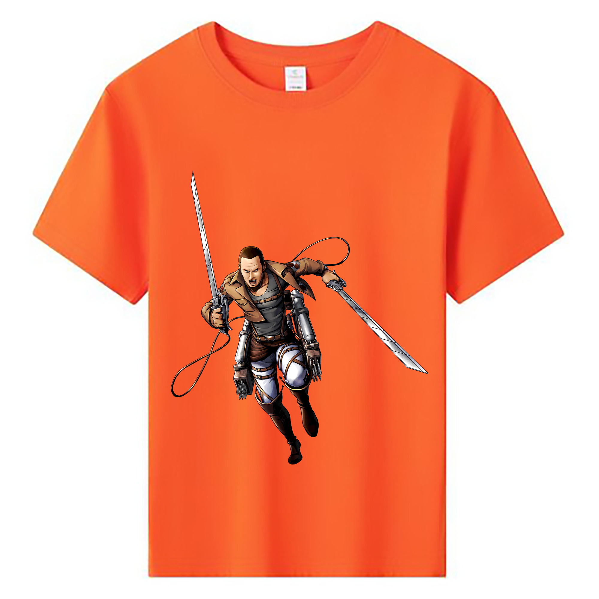（画像用） 進撃の巨人 Attack on Titan 綿100％キッズTシャツ（フロントプリント）