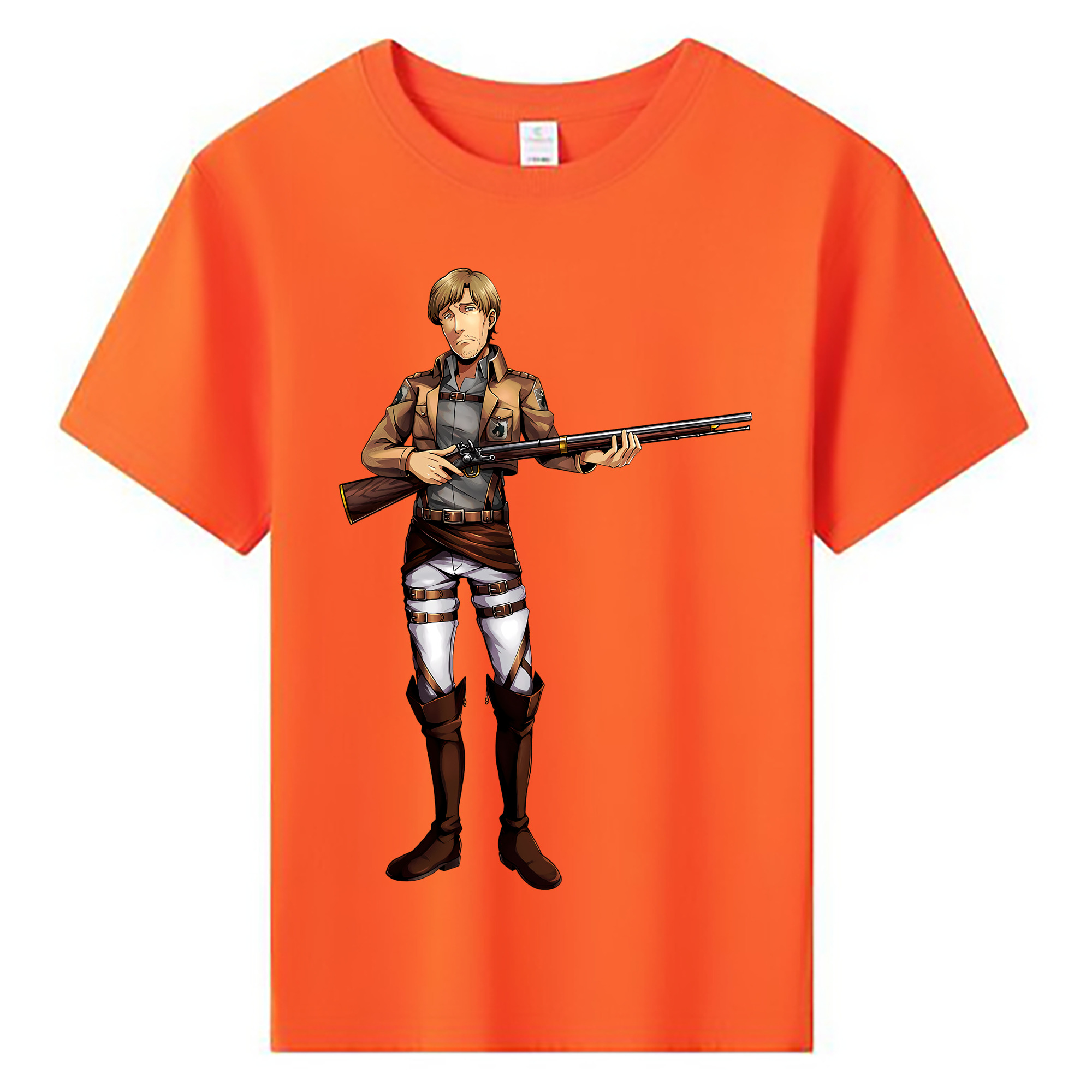 （画像用） 進撃の巨人 Attack on Titan 綿100％キッズTシャツ（フロントプリント）