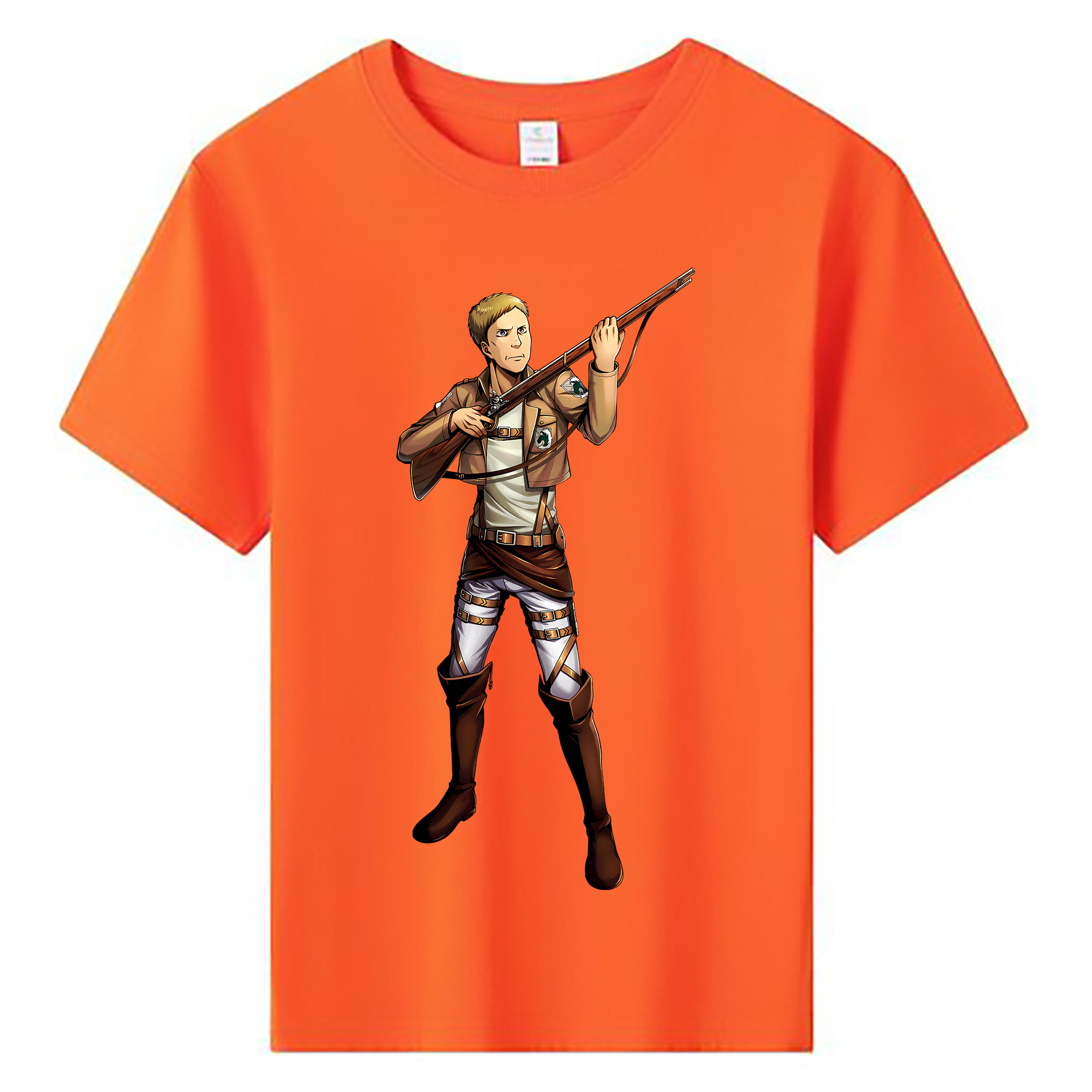 （画像用） 進撃の巨人 Attack on Titan 綿100％キッズTシャツ（フロントプリント）