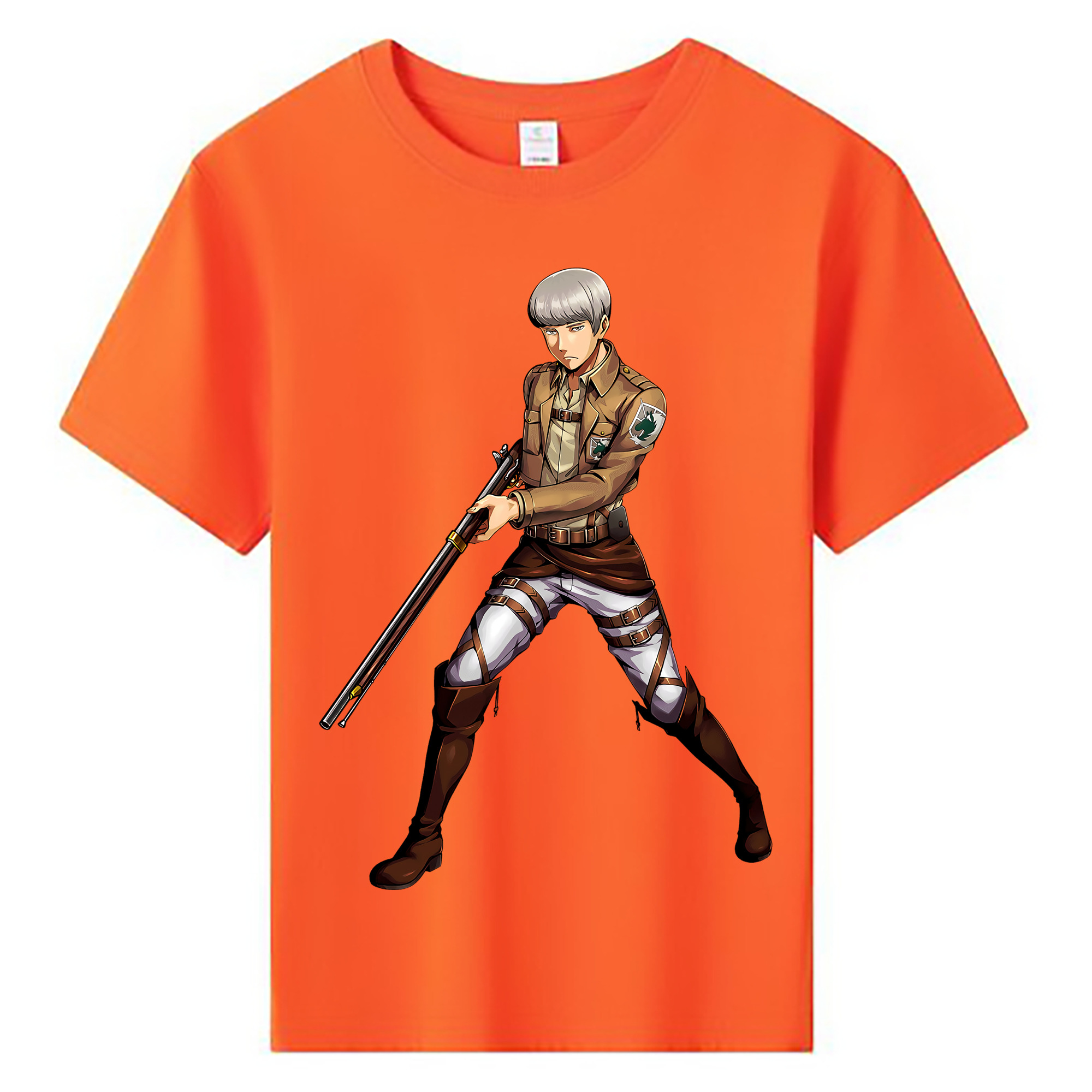 （画像用） 進撃の巨人 Attack on Titan 綿100％キッズTシャツ（フロントプリント）