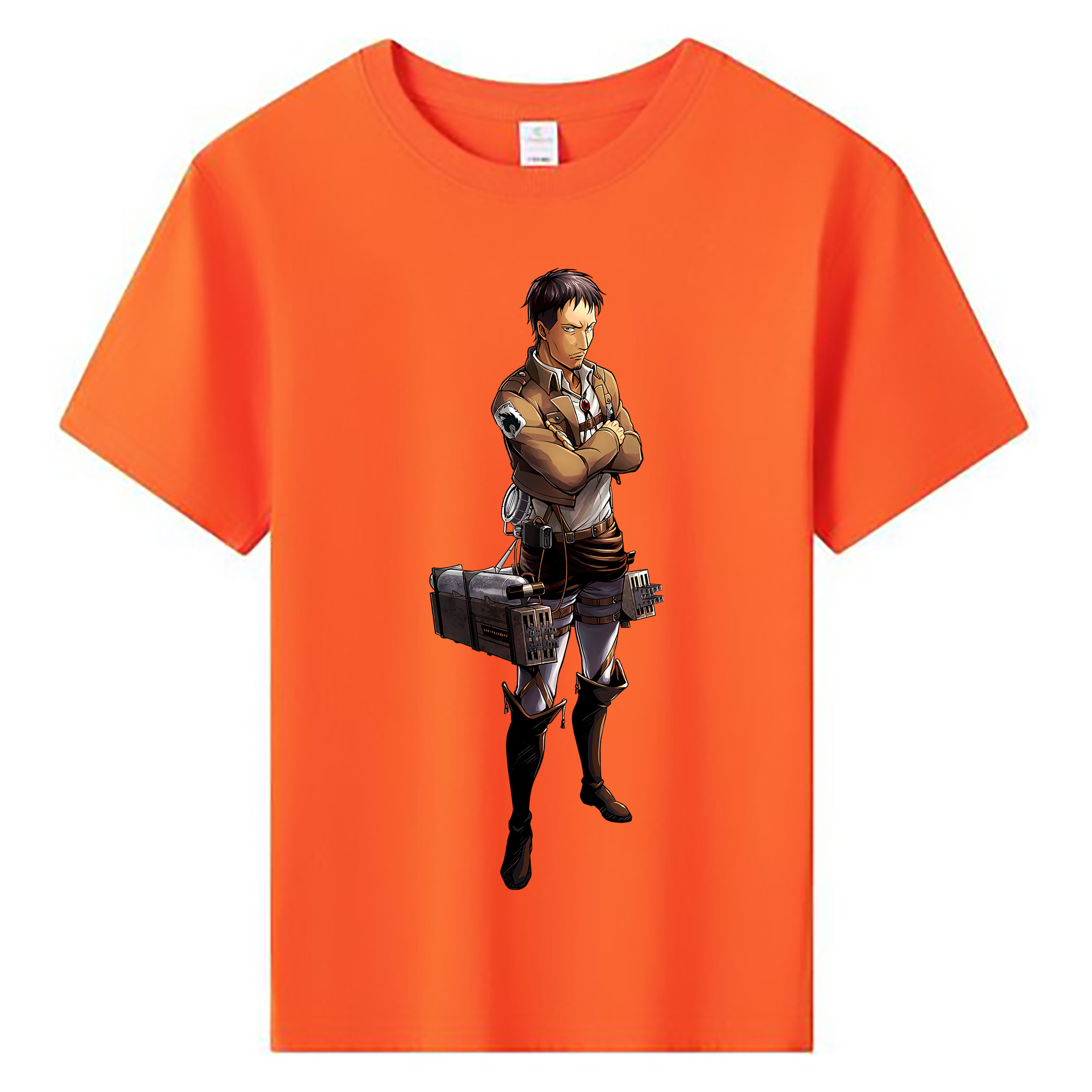 （画像用） 進撃の巨人 Attack on Titan 綿100％キッズTシャツ（フロントプリント）