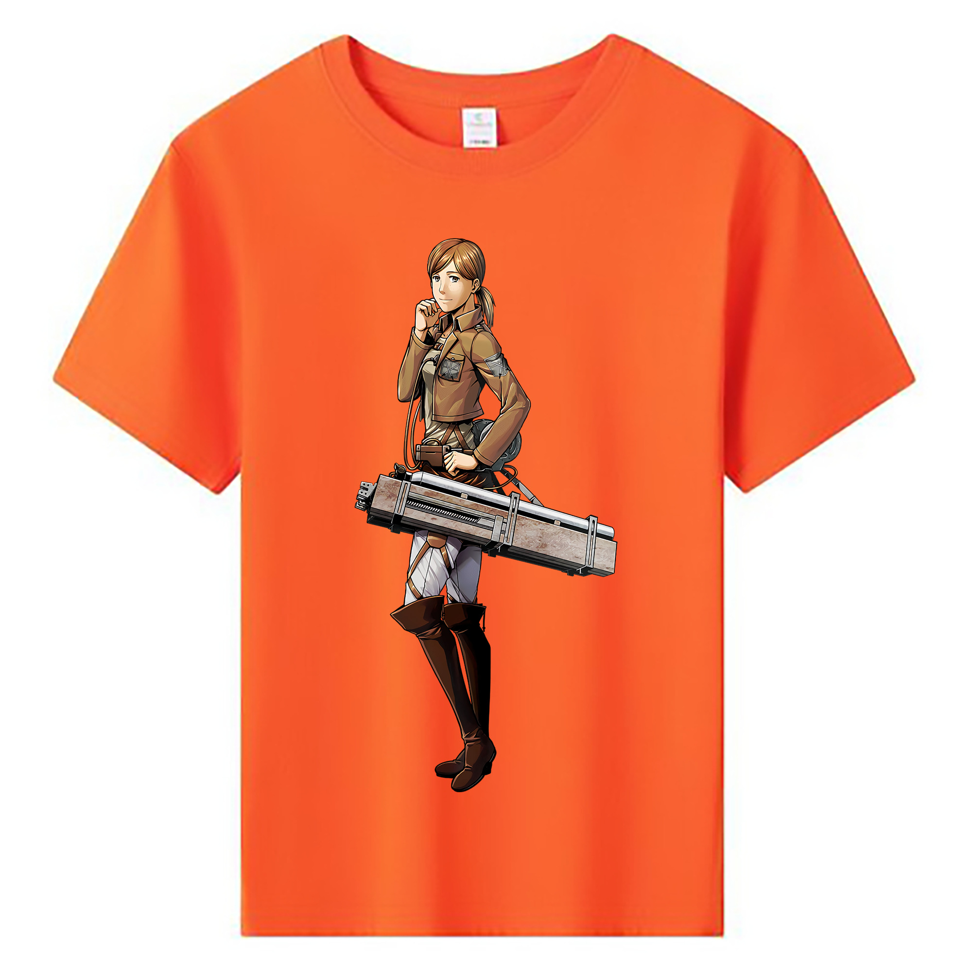 （画像用） 進撃の巨人 Attack on Titan 綿100％キッズTシャツ（フロントプリント）