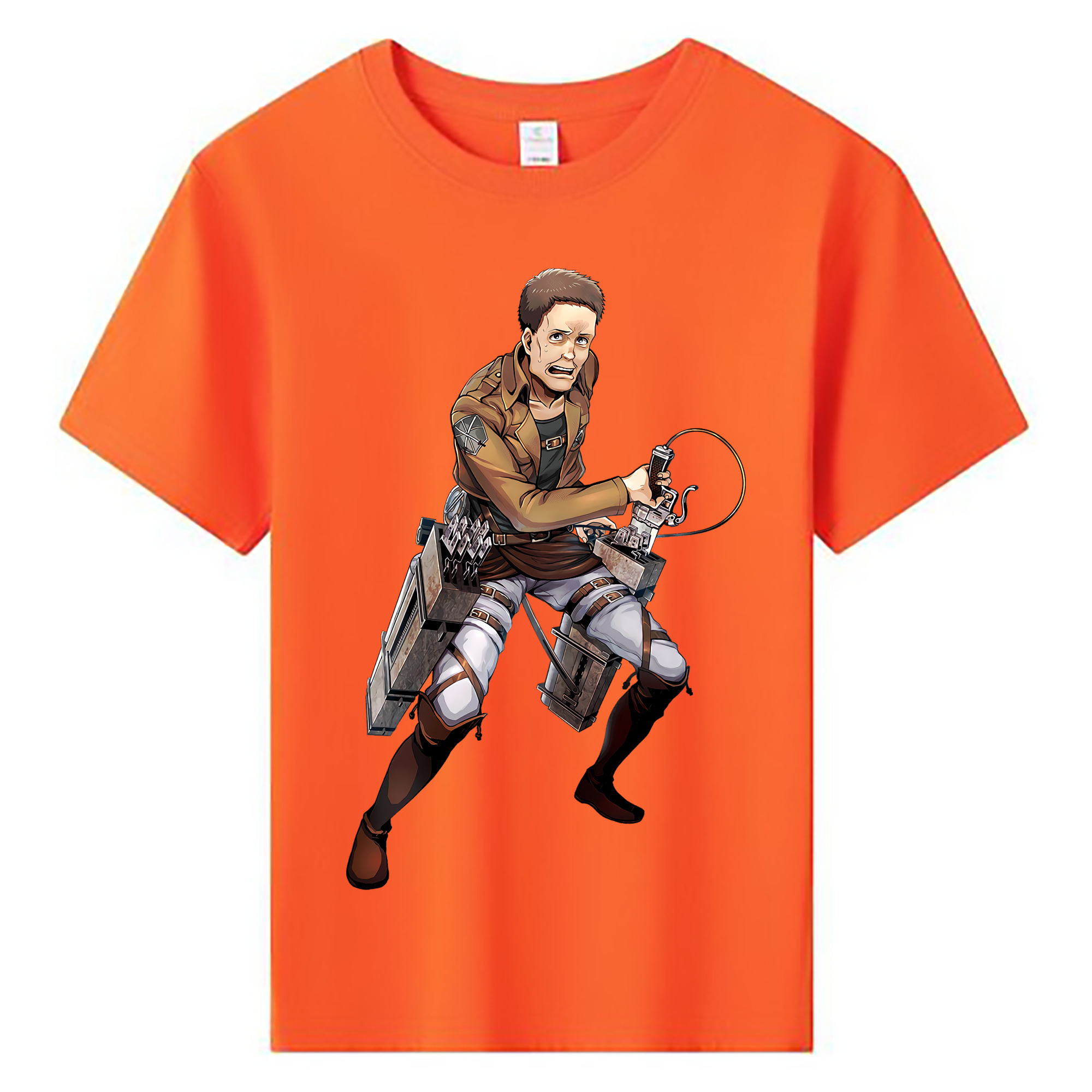 （画像用） 進撃の巨人 Attack on Titan 綿100％キッズTシャツ（フロントプリント）