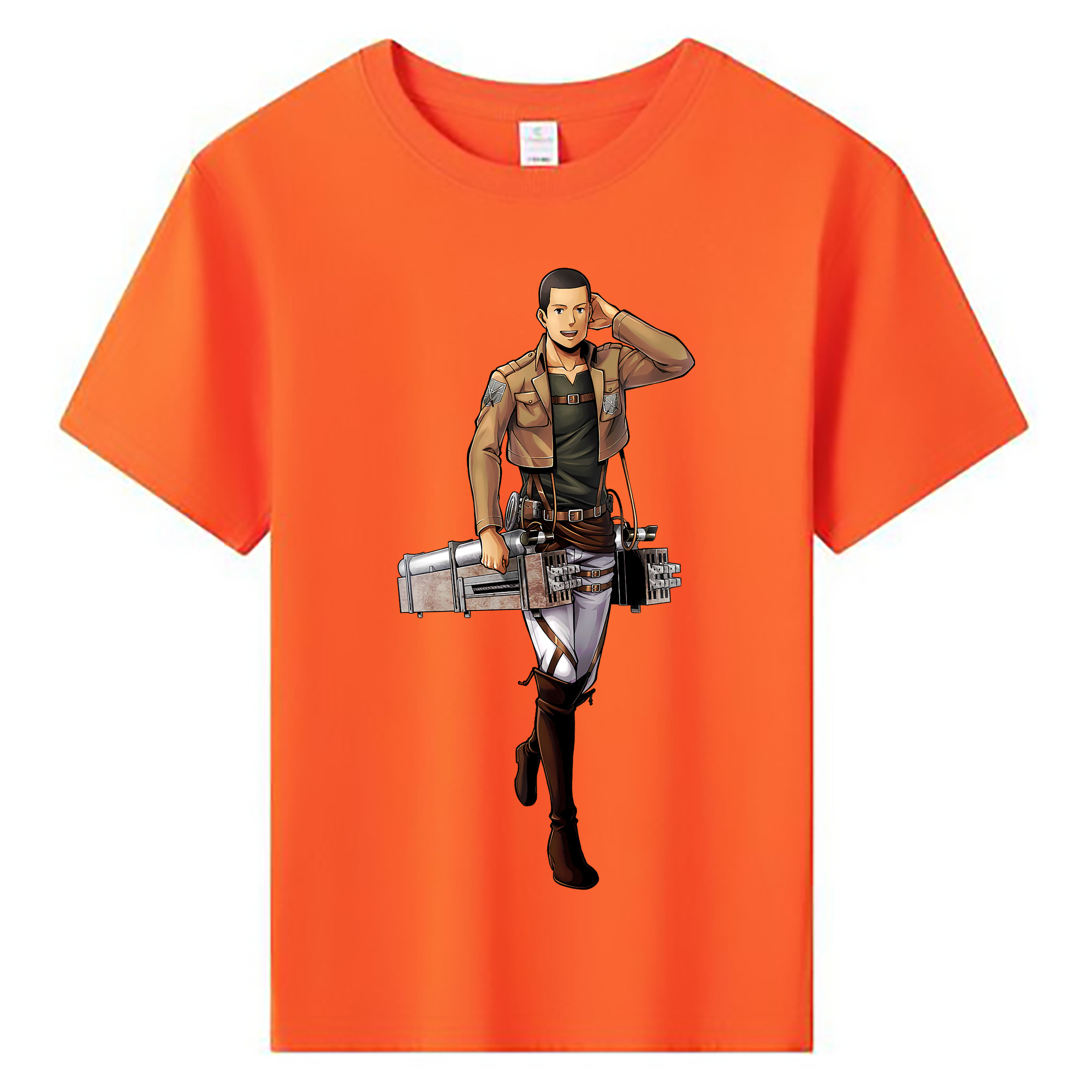 （画像用） 進撃の巨人 Attack on Titan 綿100％キッズTシャツ（フロントプリント）