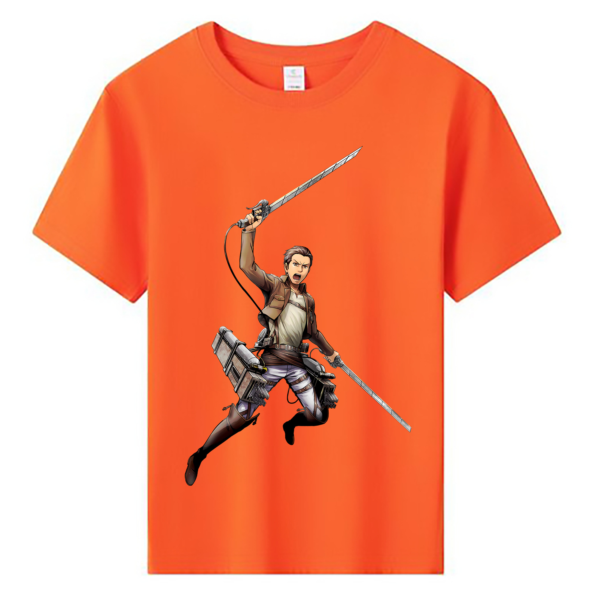 （画像用） 進撃の巨人 Attack on Titan 綿100％キッズTシャツ（フロントプリント）