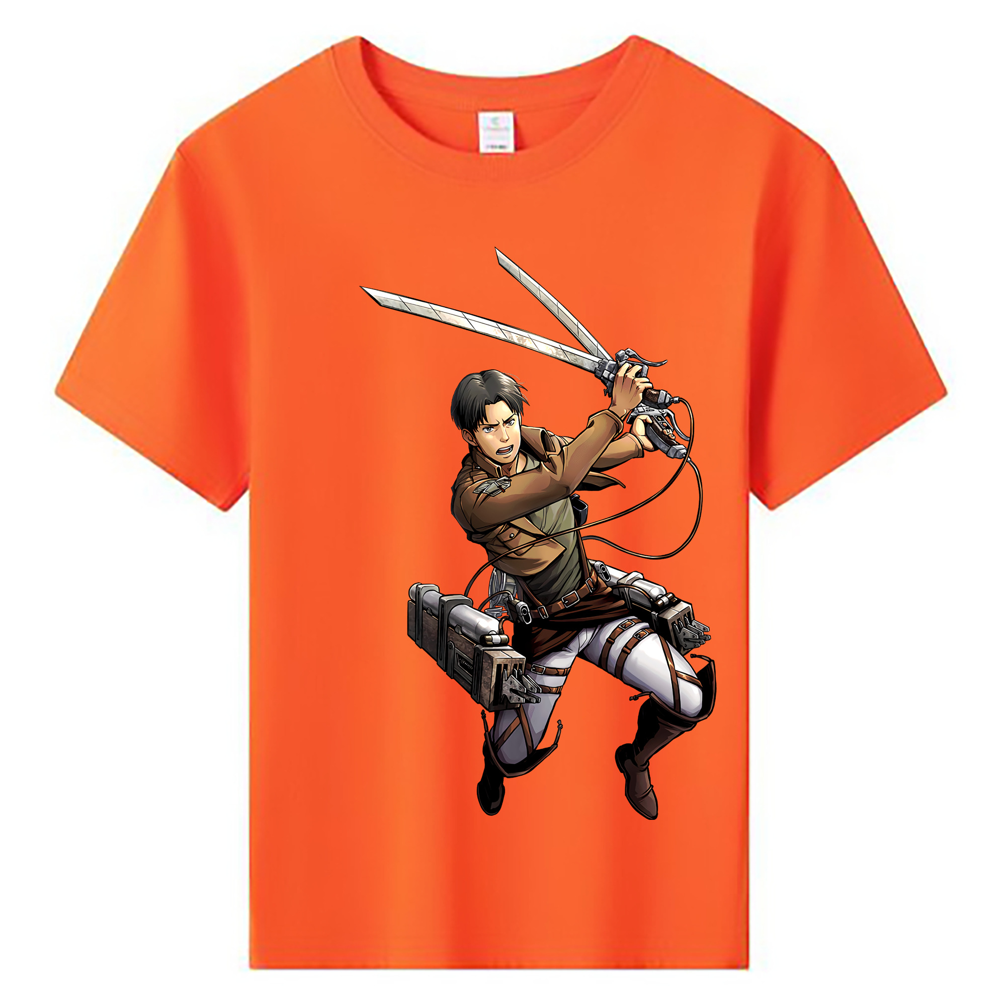 （画像用） 進撃の巨人 Attack on Titan 綿100％キッズTシャツ（フロントプリント）