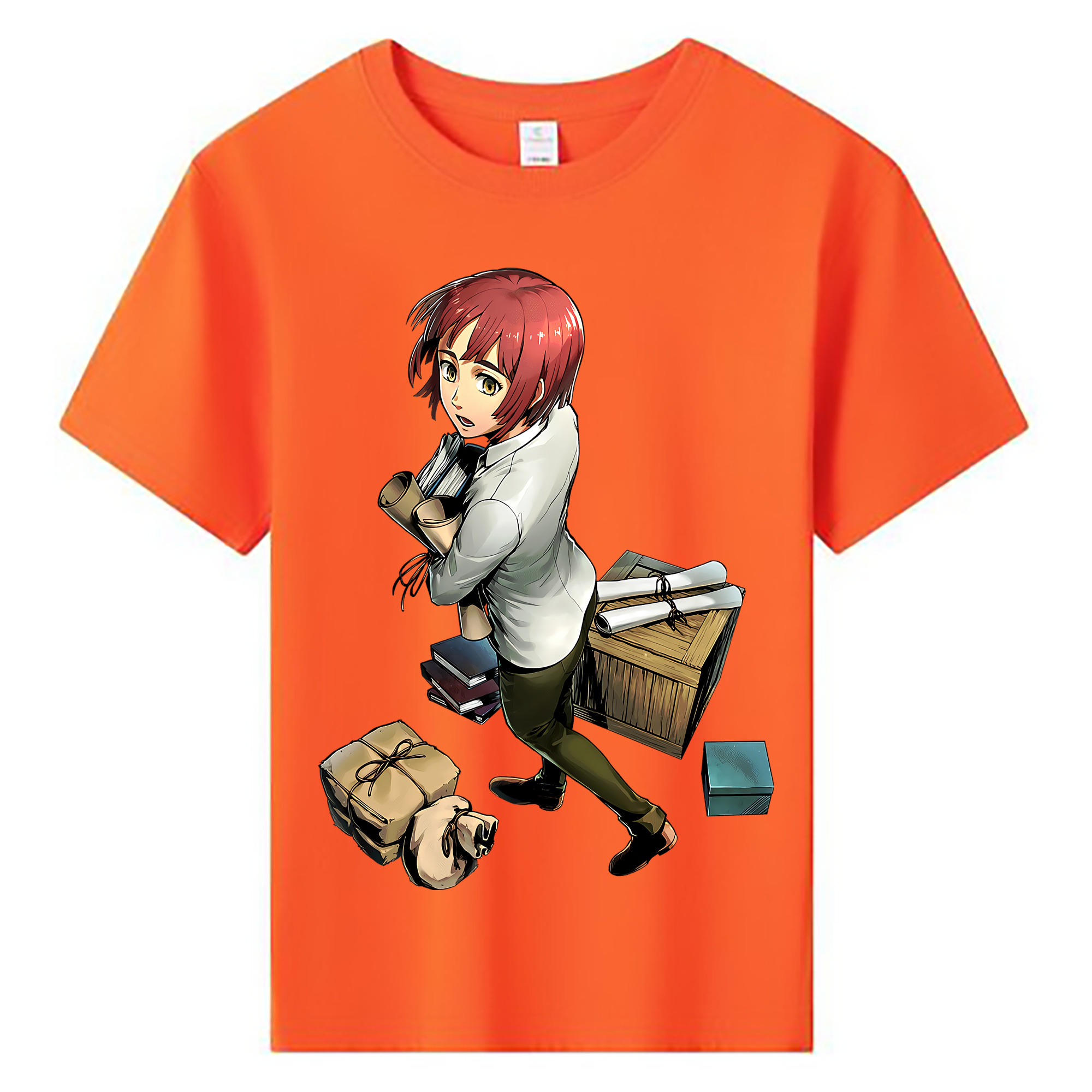（画像用） 進撃の巨人 Attack on Titan 綿100％キッズTシャツ（フロントプリント）