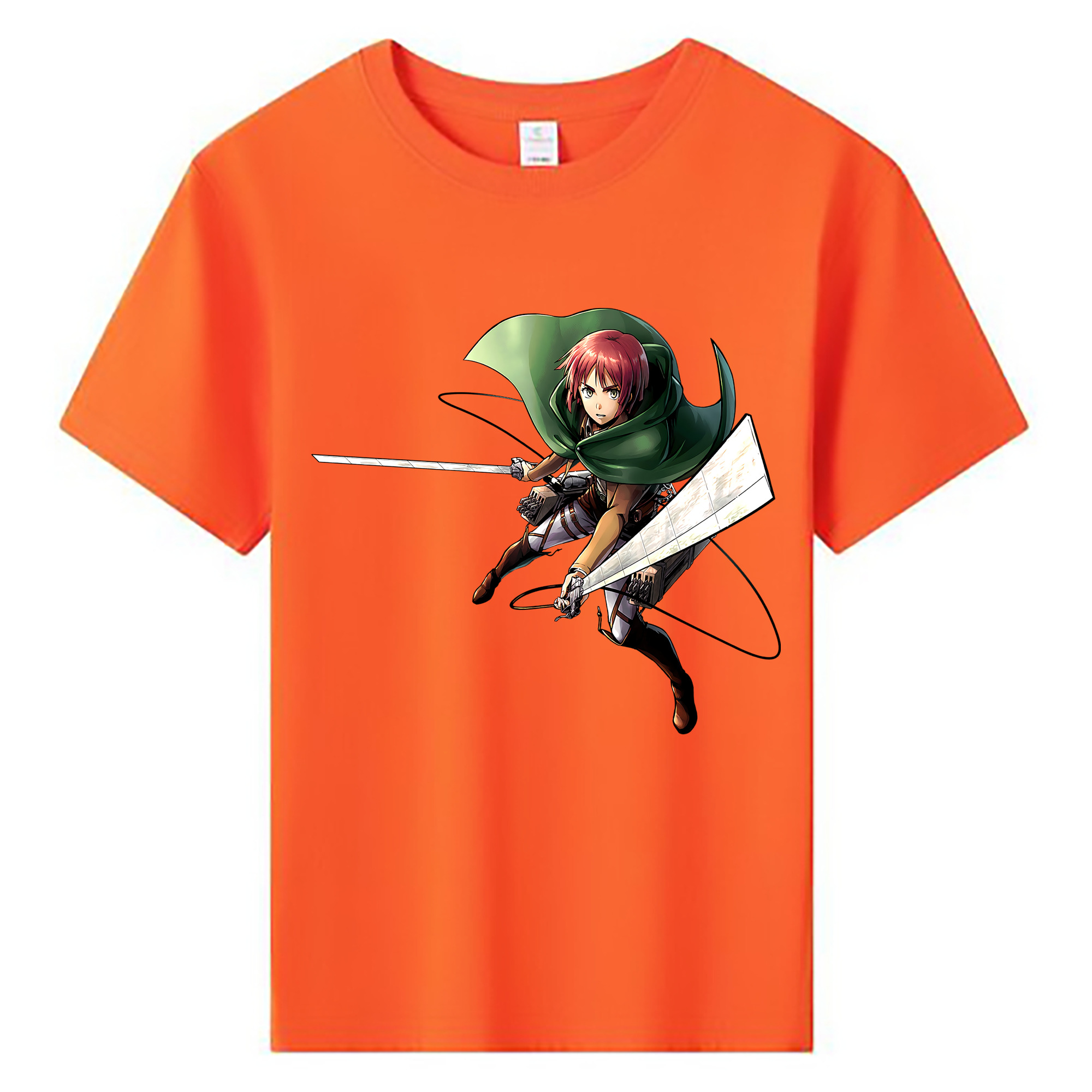 （画像用） 進撃の巨人 Attack on Titan 綿100％キッズTシャツ（フロントプリント）