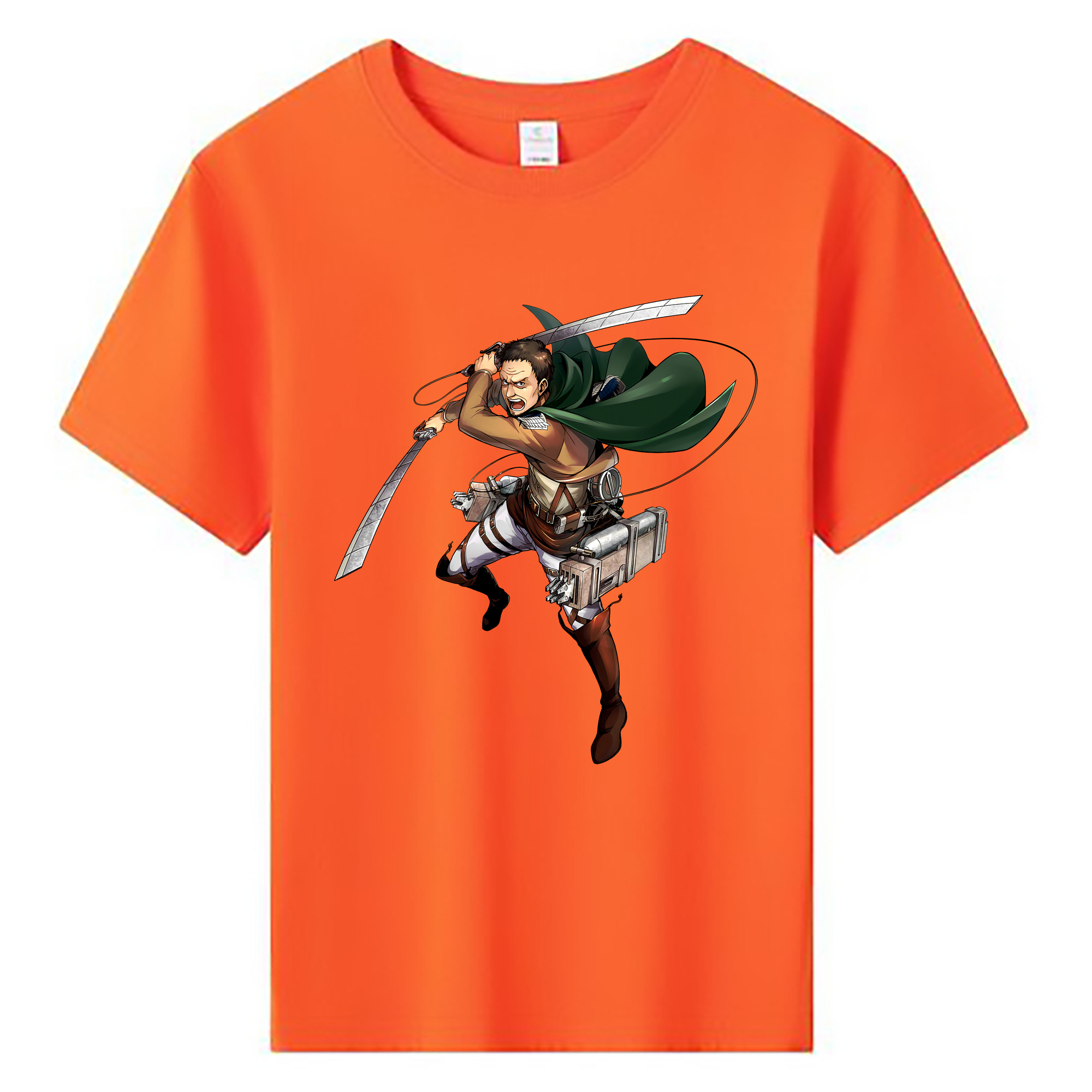 （画像用） 進撃の巨人 Attack on Titan 綿100％キッズTシャツ（フロントプリント）