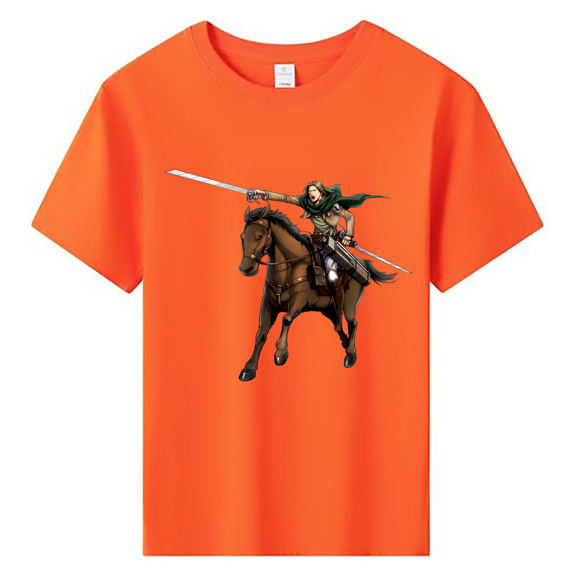 （画像用） 進撃の巨人 Attack on Titan 綿100％キッズTシャツ（フロントプリント）