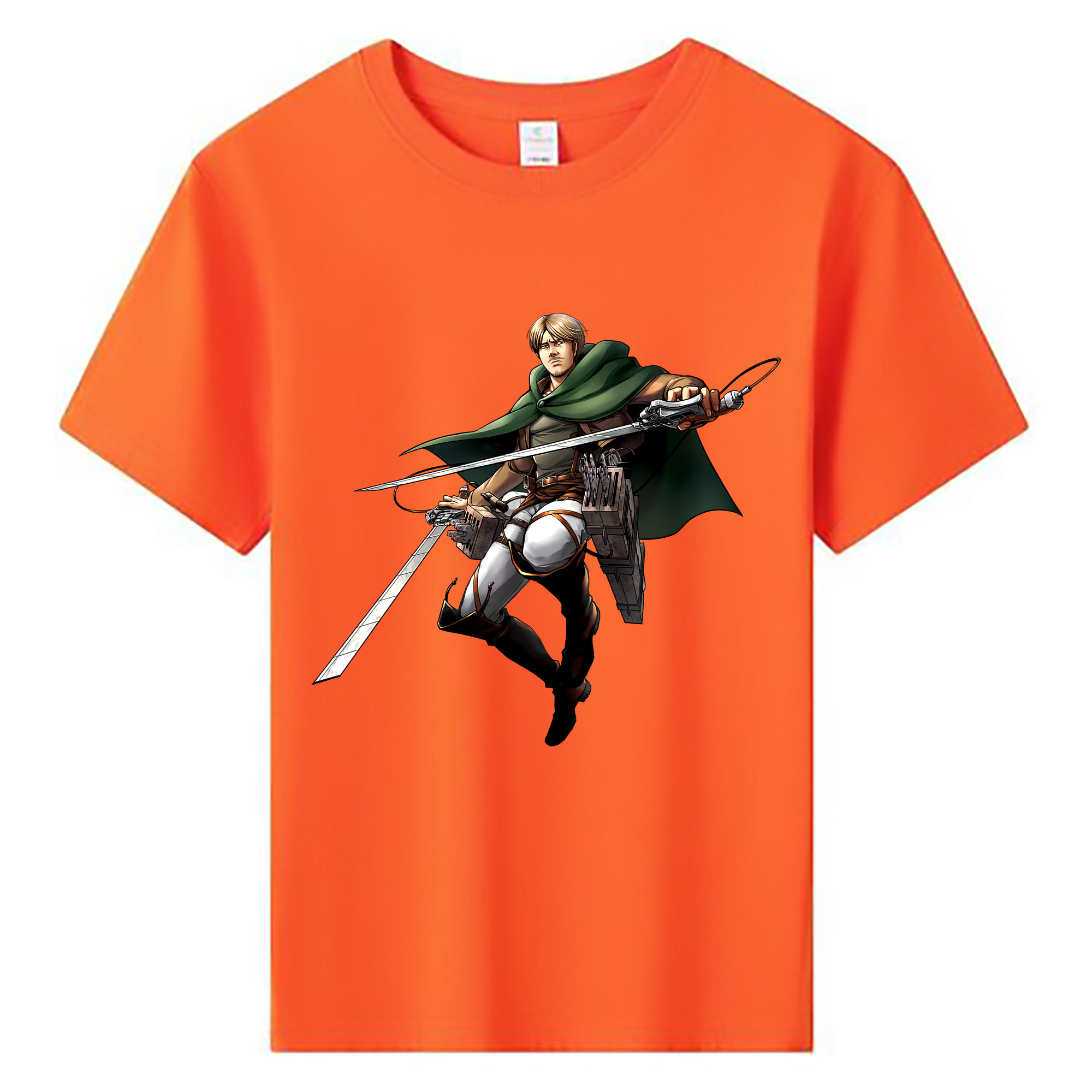 （画像用） 進撃の巨人 Attack on Titan 綿100％キッズTシャツ（フロントプリント）