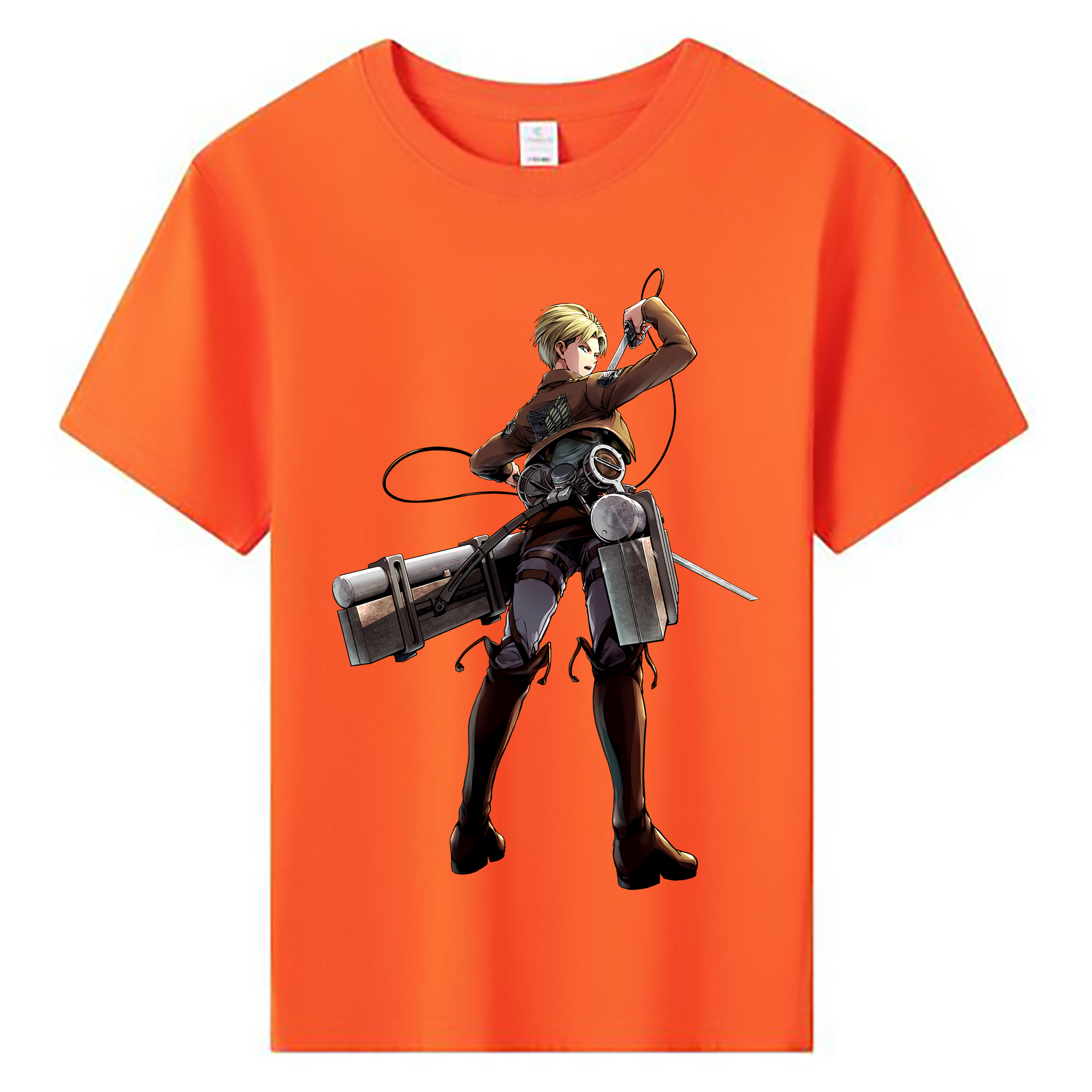 （画像用） 進撃の巨人 Attack on Titan 綿100％キッズTシャツ（フロントプリント）