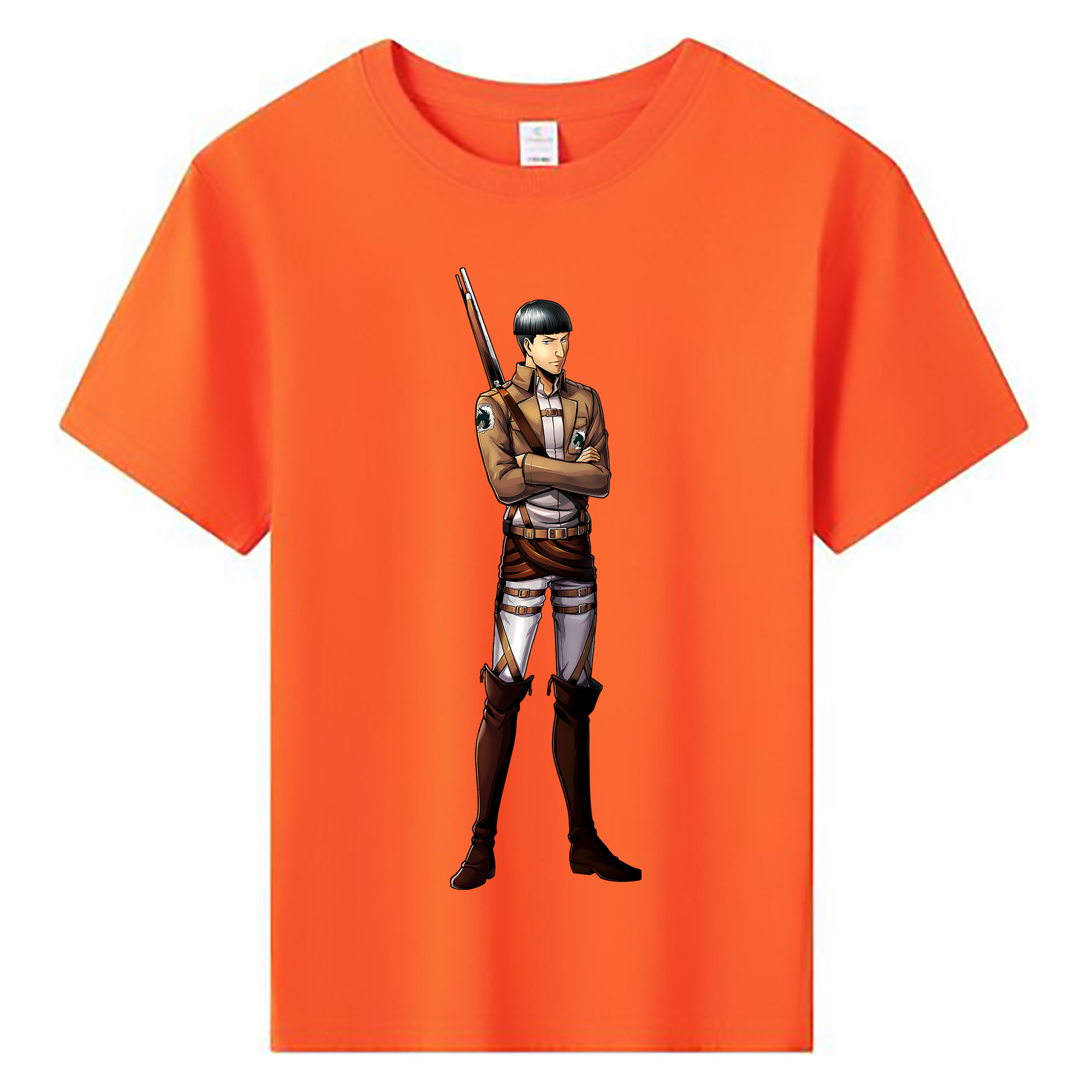（画像用） 進撃の巨人 Attack on Titan 綿100％キッズTシャツ（フロントプリント）
