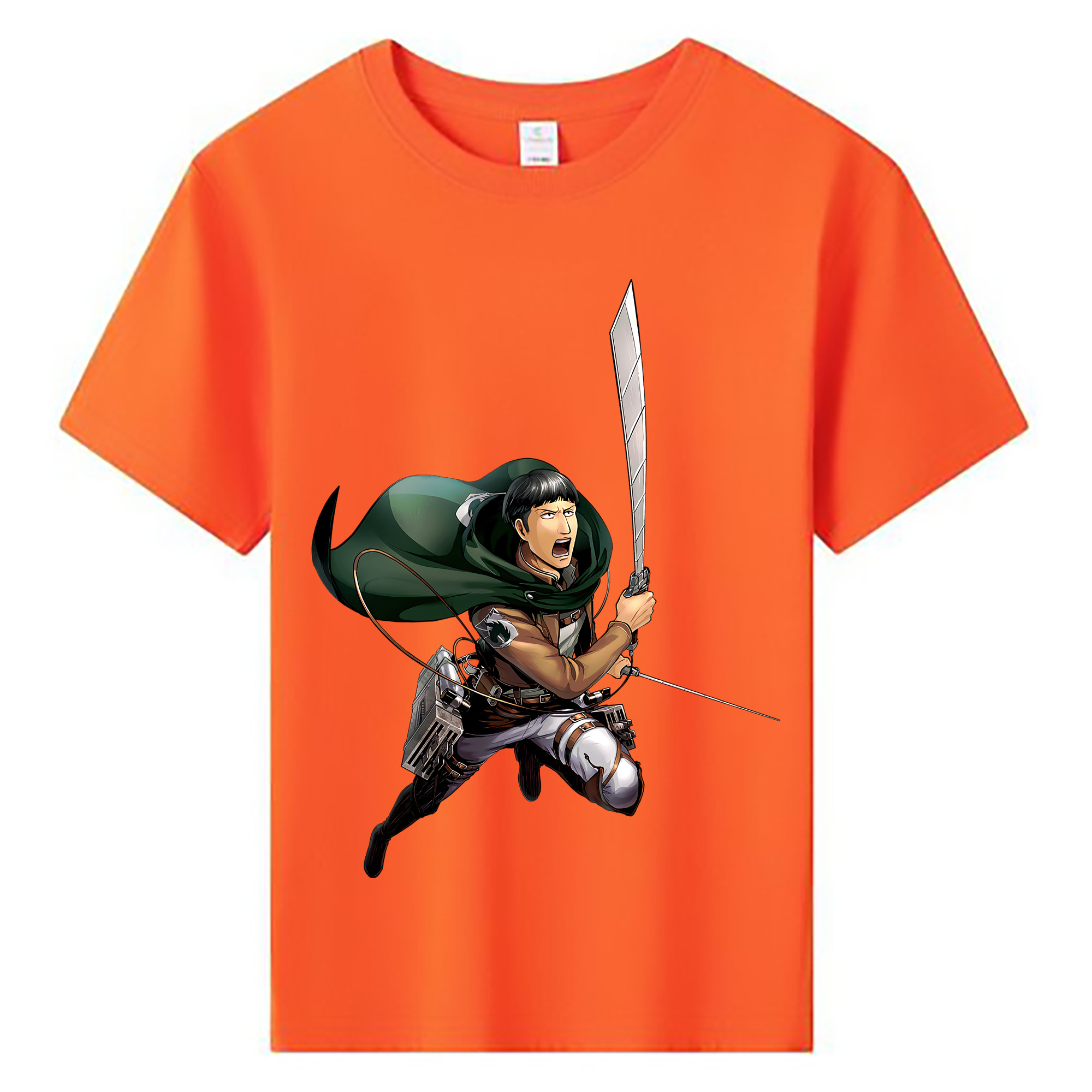 （画像用） 進撃の巨人 Attack on Titan 綿100％キッズTシャツ（フロントプリント）