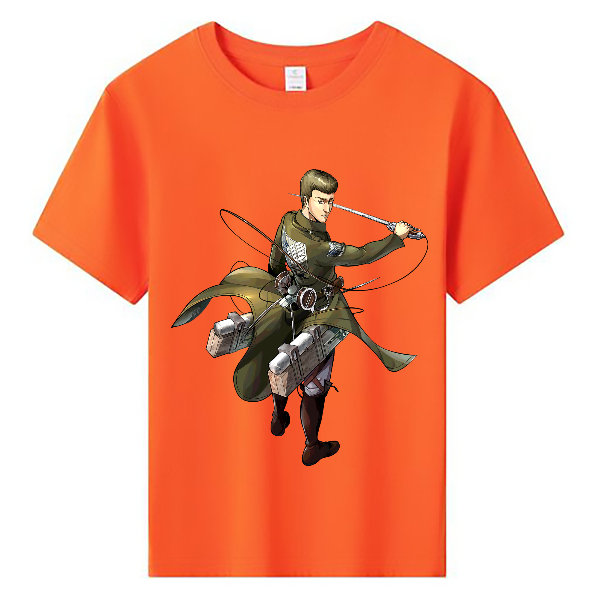 （画像用） 進撃の巨人 Attack on Titan 綿100％キッズTシャツ（フロントプリント）